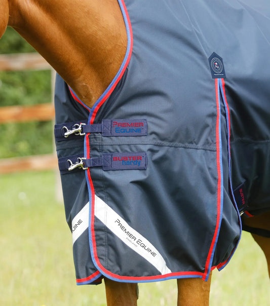 Premier Equine Buster Hardy 0g Half Neck Turnout Rug by Premier Equine at  Try a Bit