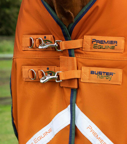 Premier Equine Buster Hardy 400g Half Neck Turnout Rug by Premier Equine at  Try a Bit