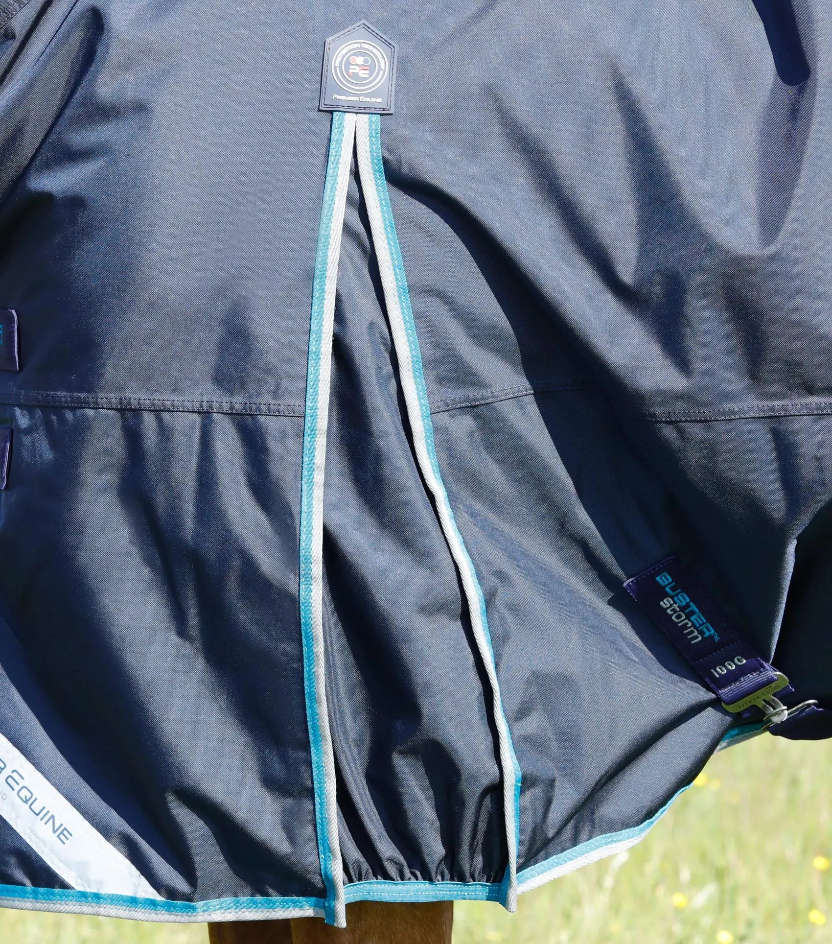 Premier Equine Buster Storm 100g Combo Turnout Rug with Snug-Fit Neck by Premier Equine at Try a Bit