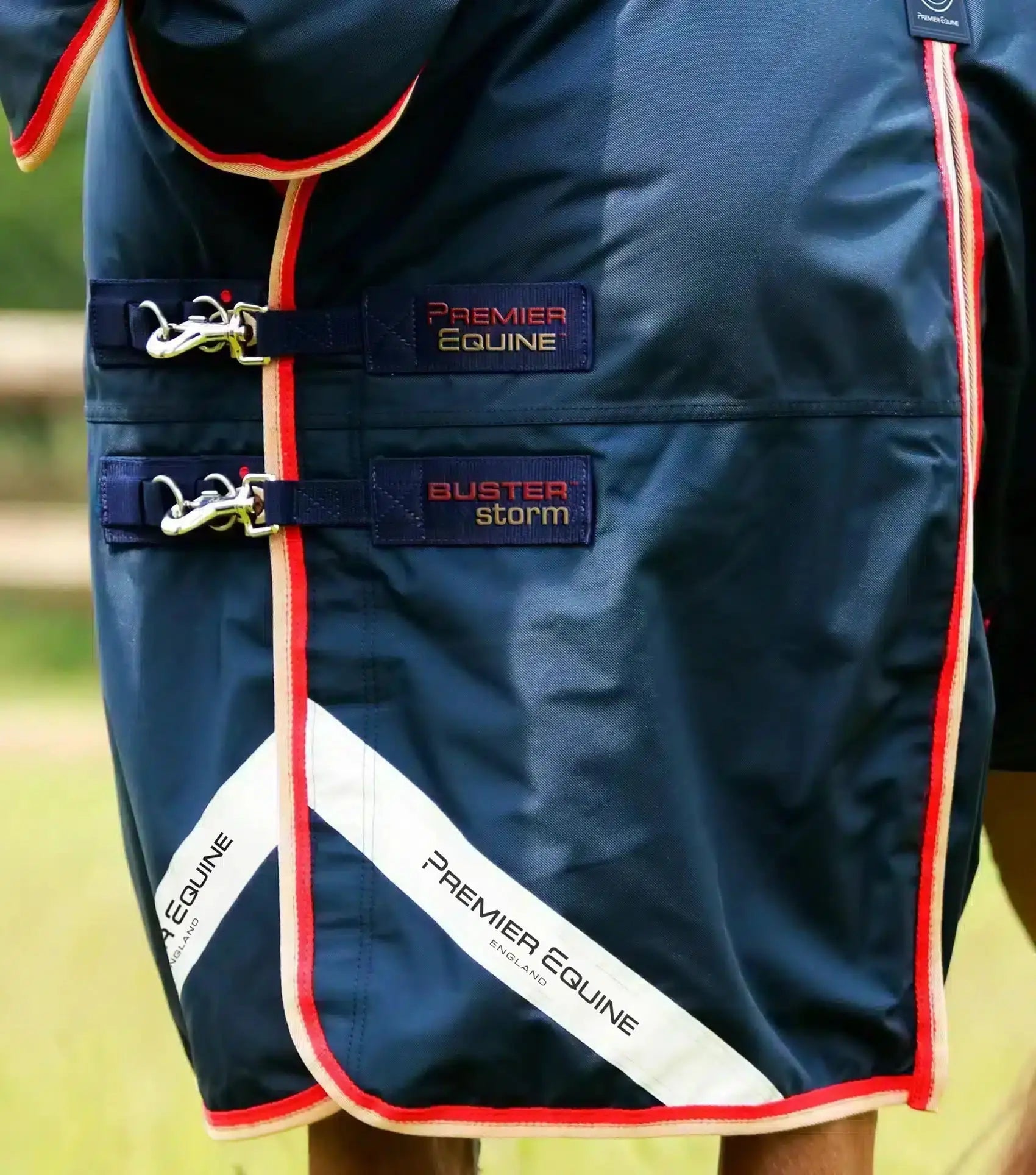 Premier Equine Buster Storm 200g Combo Turnout Rug with Snug-Fit Neck by Premier Equine at Try a Bit