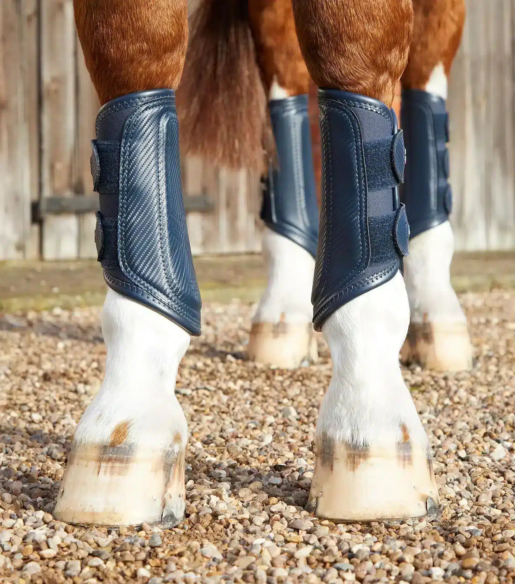 Premier Equine Carbon Air-Tech Double Locking Brushing Boots by Premier Equine at Try a Bit