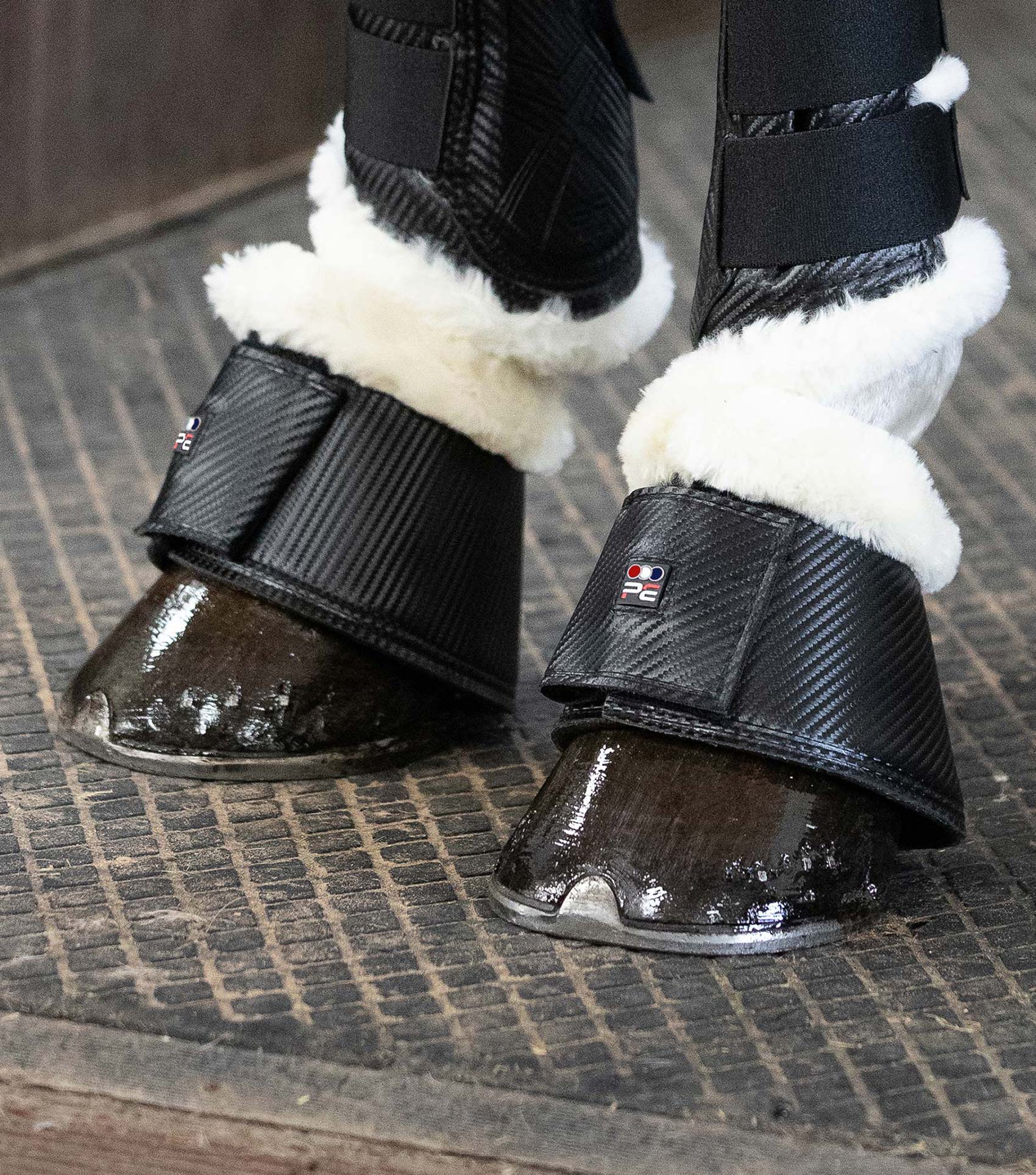 Premier Equine Carbon Tech Techno Wool Over Reach Boots by Premier Equine at Try a Bit