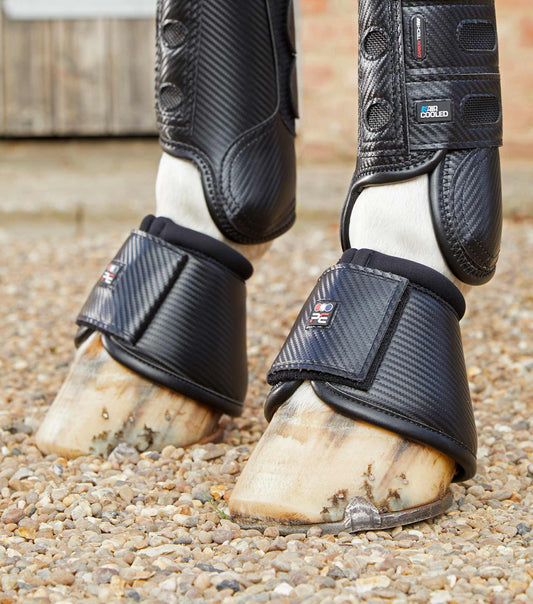 Premier Equine Carbon Wrap Over Reach Boots by Premier Equine at Try a Bit