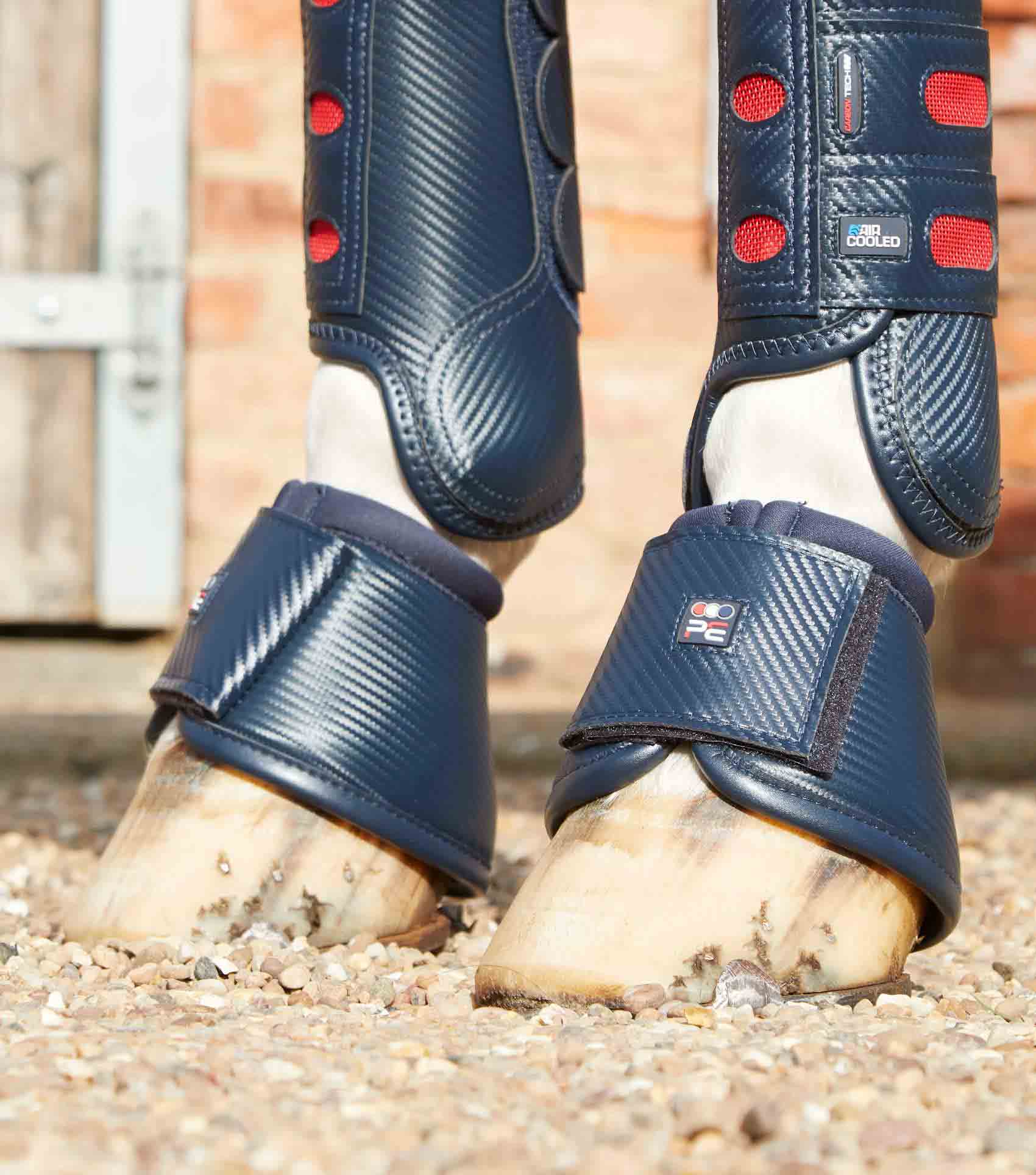 Premier Equine Carbon Wrap Over Reach Boots by Premier Equine at Try a Bit
