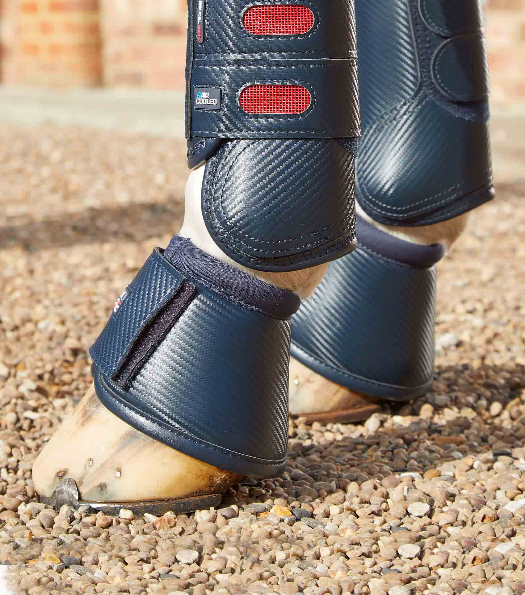 Premier Equine Carbon Wrap Over Reach Boots by Premier Equine at Try a Bit
