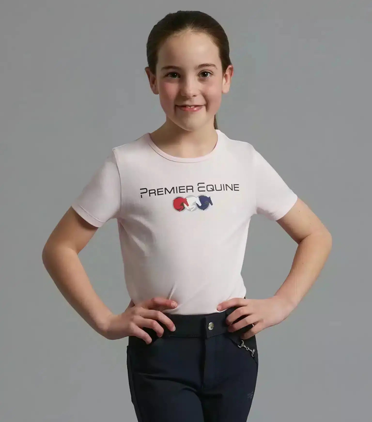 Premier Equine Chiaro Girls Cotton Riding T-Shirt by Premier Equine at Try A Bit