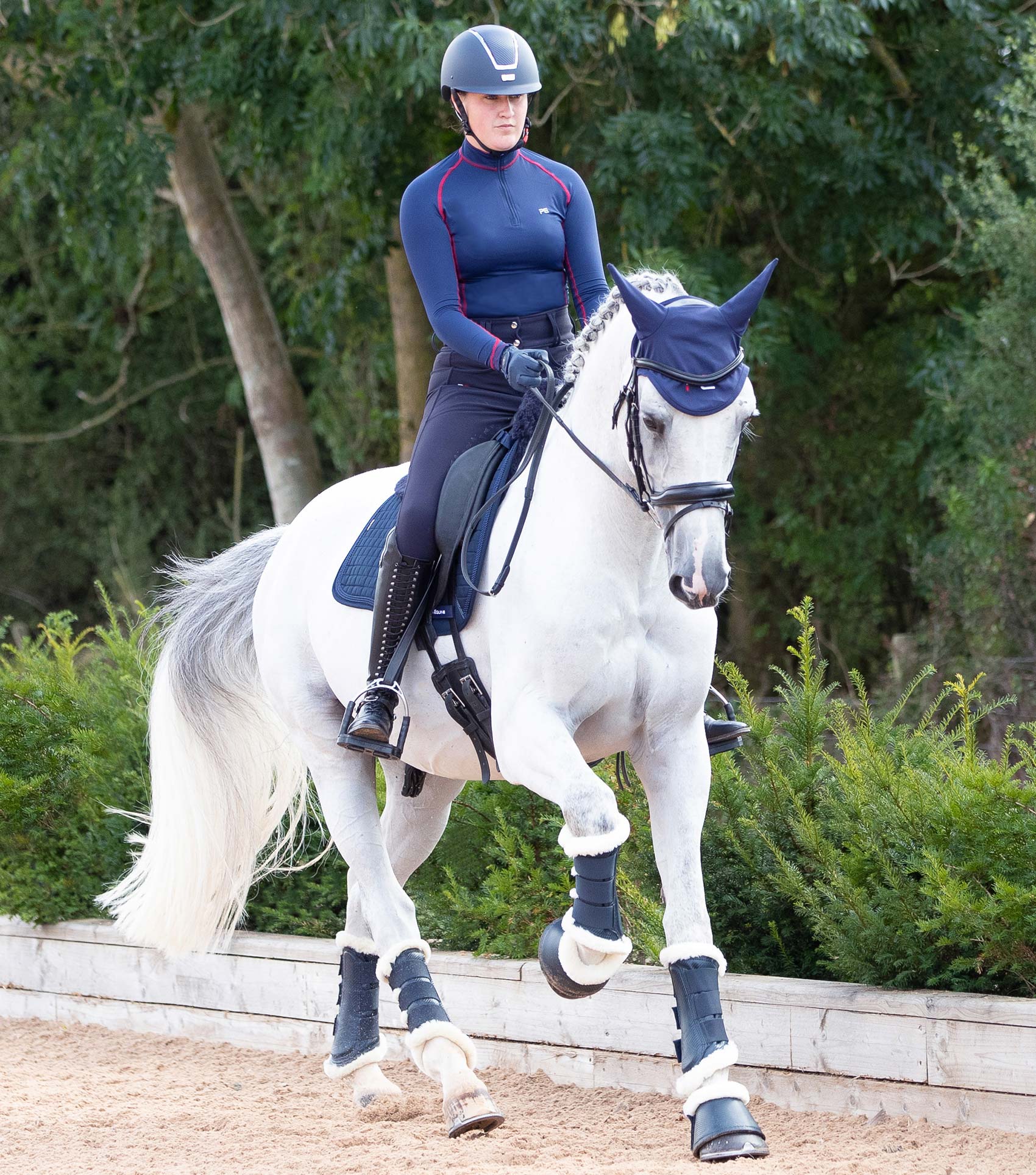 Premier Equine Carbon Tech Techno Wool Over Reach Boots by Premier Equine at Try a Bit