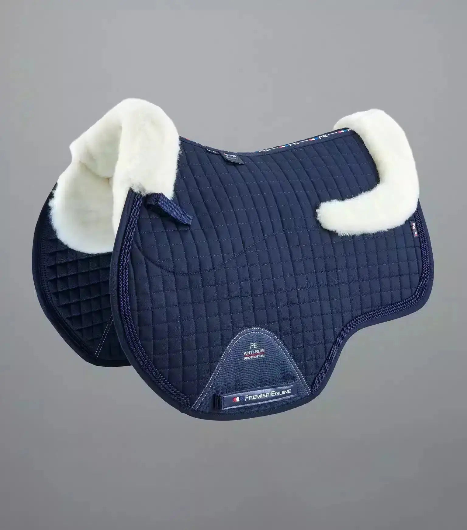 Premier Equine Close Contact Merino Wool European Saddle Pad - GP/Jump Square by Premier Equine at Try a Bit