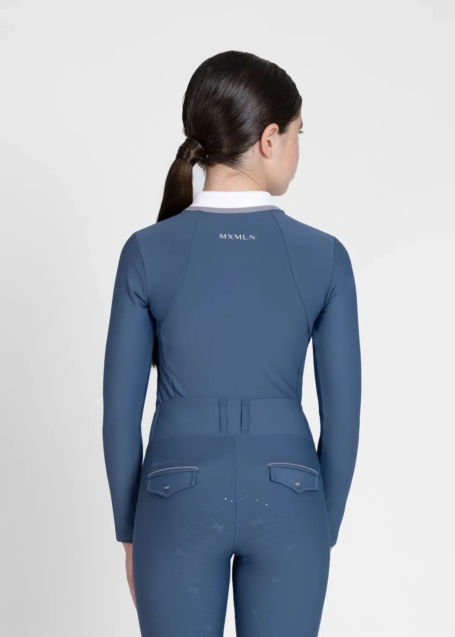 Maximilian Equestrian YR Concept Long Sleeve Polo Shirt (Sailor) by Maximilian Equestrian at Try a Bit