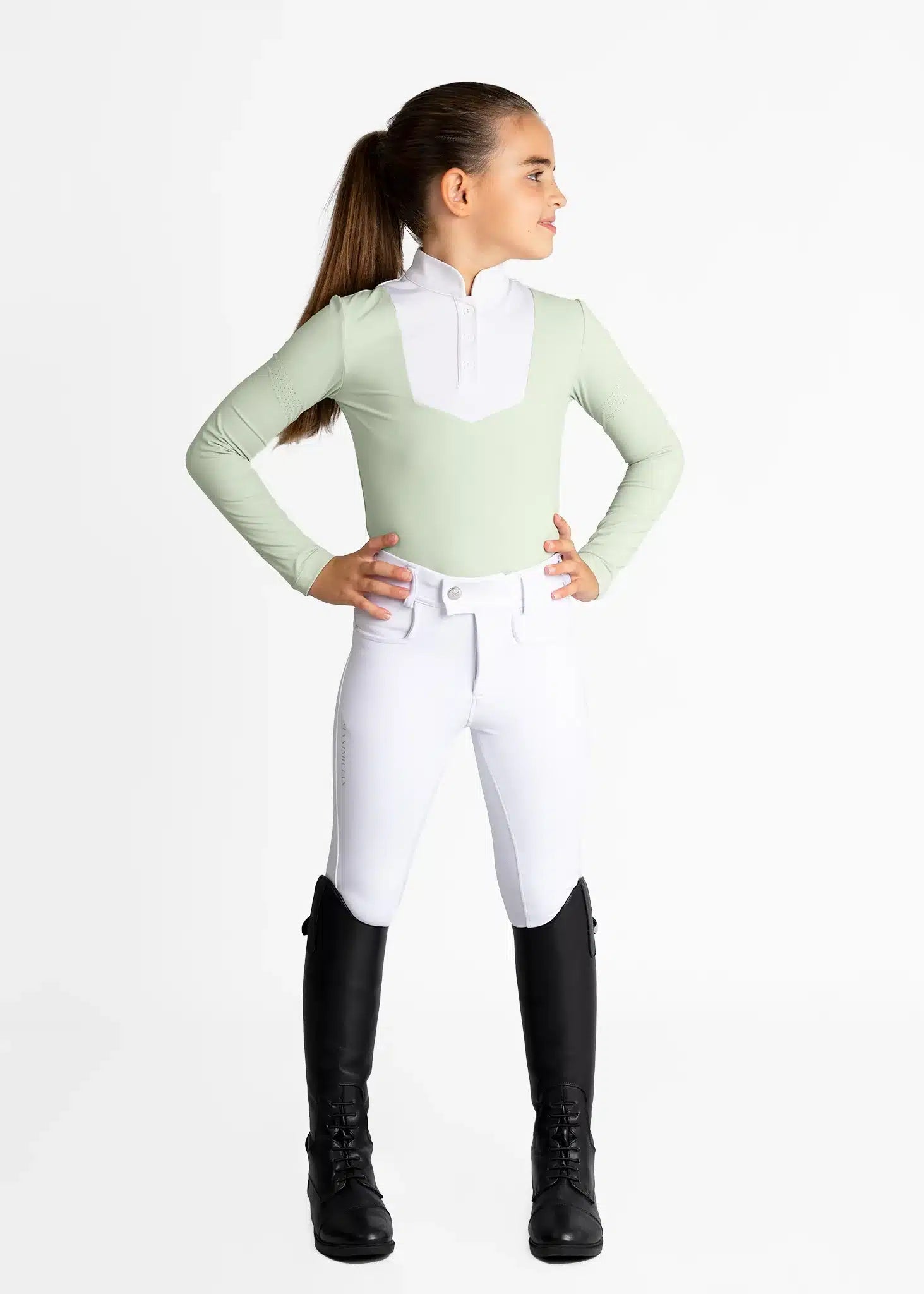 Maximilian Equestrian YR Sienna Show Shirt by Maximilian Equestrian at Try a Bit
