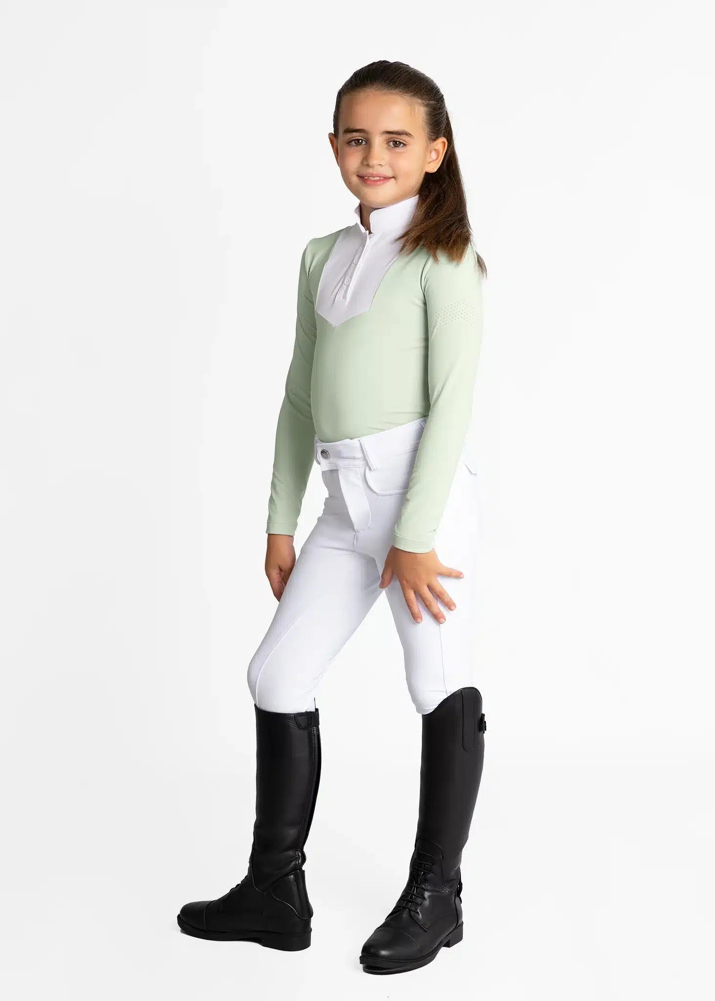 Maximilian Equestrian YR Sienna Show Shirt by Maximilian Equestrian at Try a Bit