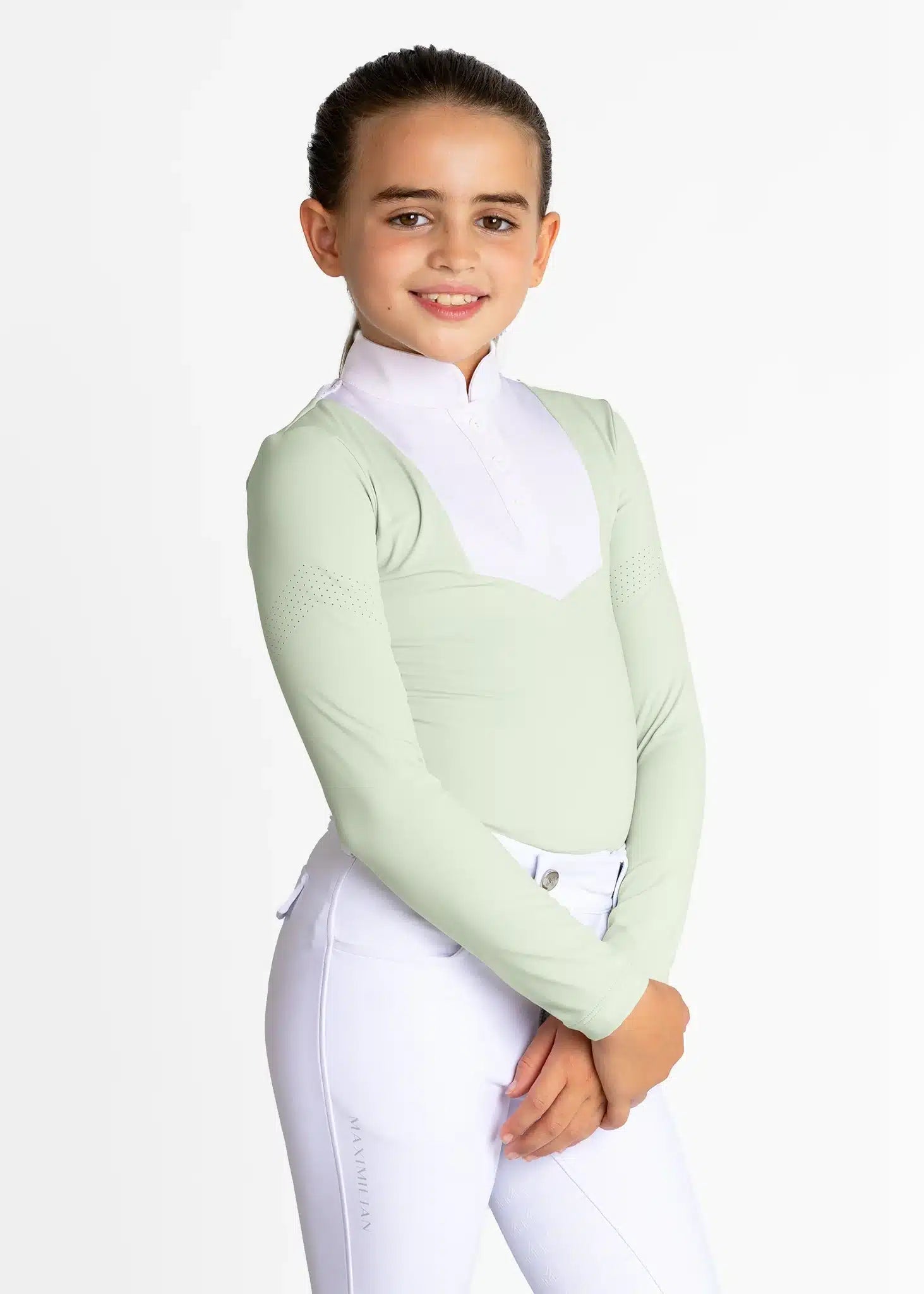 Maximilian Equestrian YR Sienna Show Shirt by Maximilian Equestrian at Try a Bit