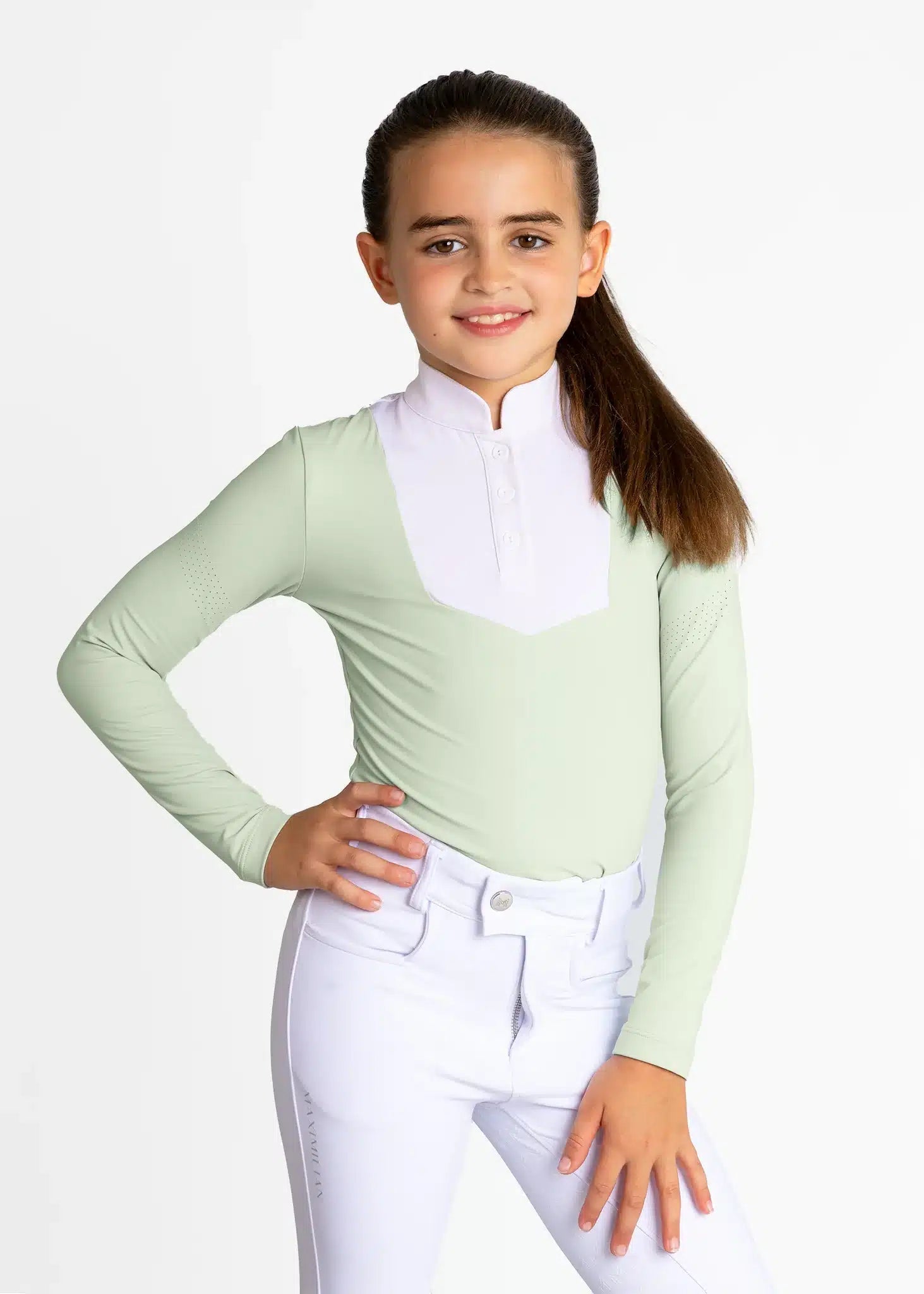 Maximilian Equestrian YR Sienna Show Shirt by Maximilian Equestrian at Try a Bit