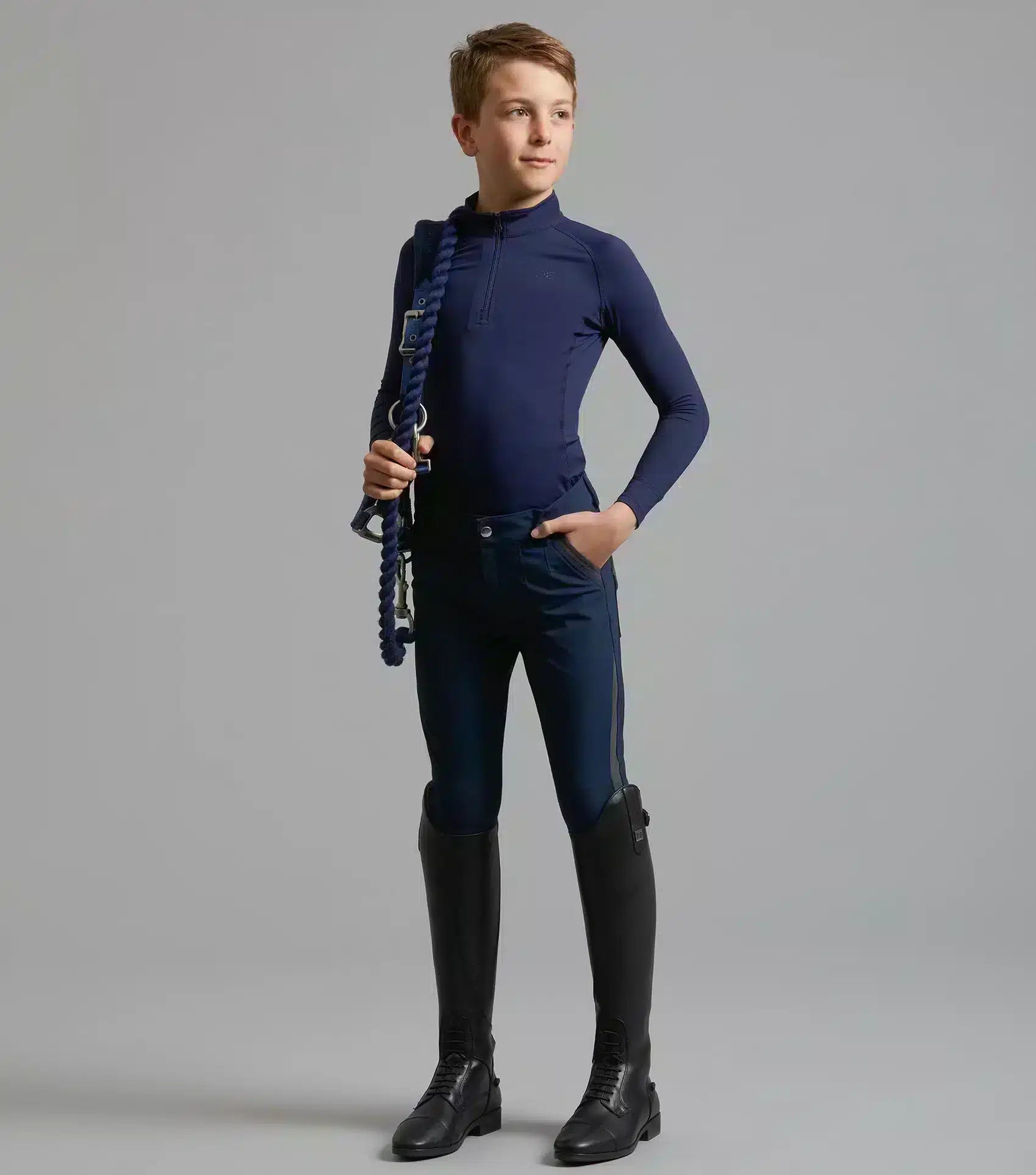 Premier Equine Gando Boys Gel Knee Riding Breeches by Premier Equine at Try a Bit