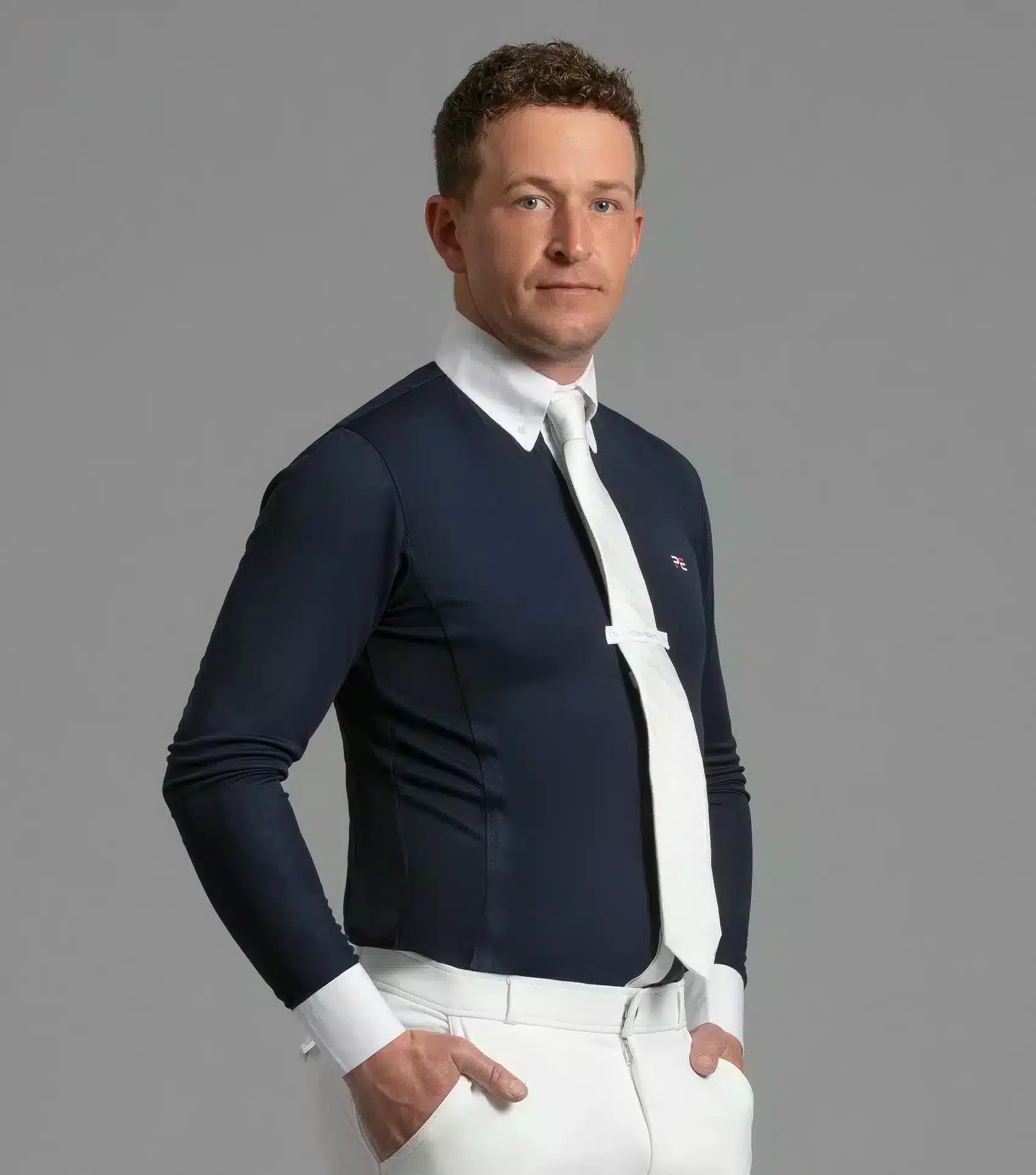 Premier Equine Giulio Men's Long Sleeve Show Shirt by Premier Equine at Try a Bit