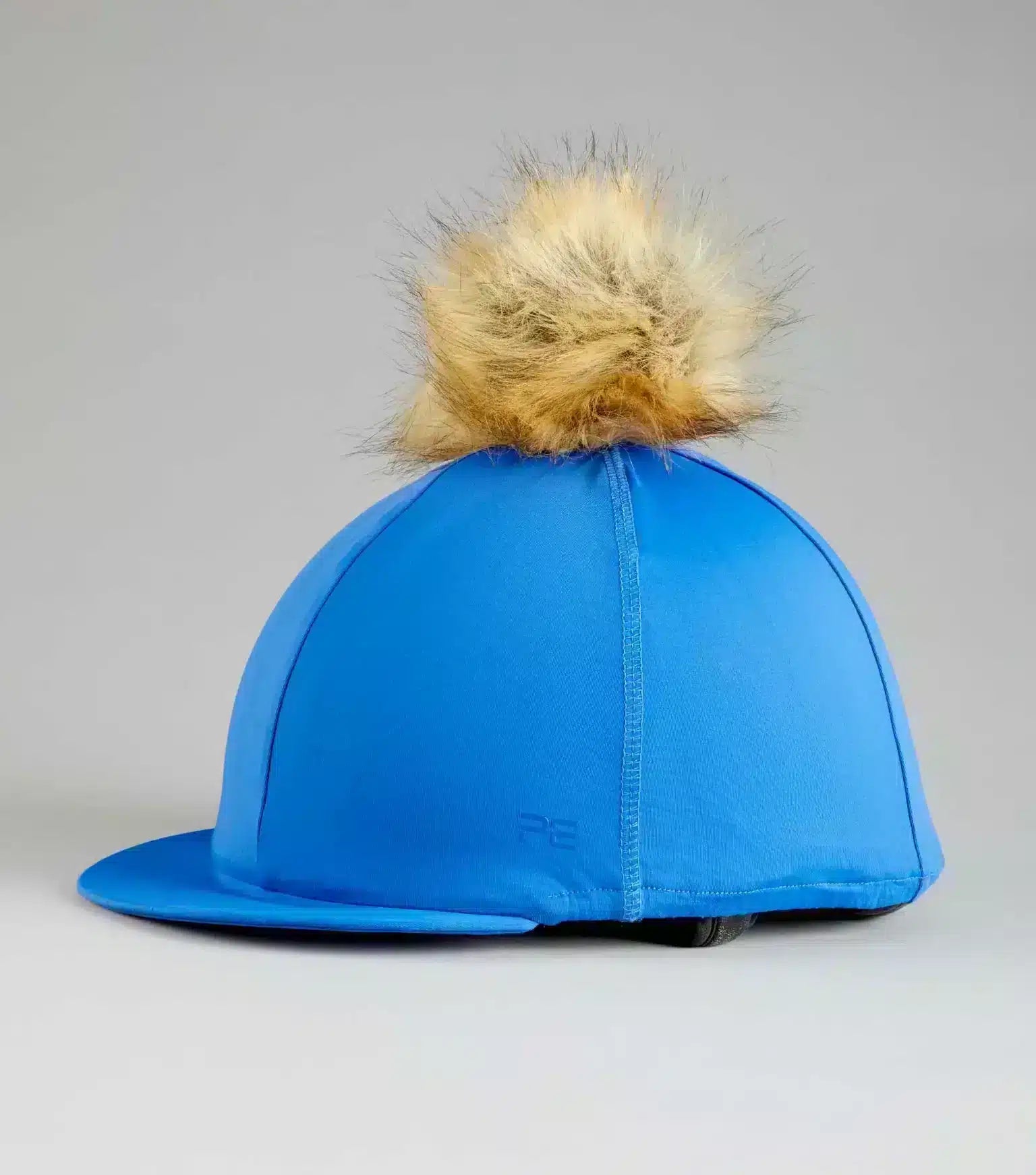 Premier Equine Jersey Hat Silk with Faux Fur Pom Pom by Premier Equine at Try a Bit