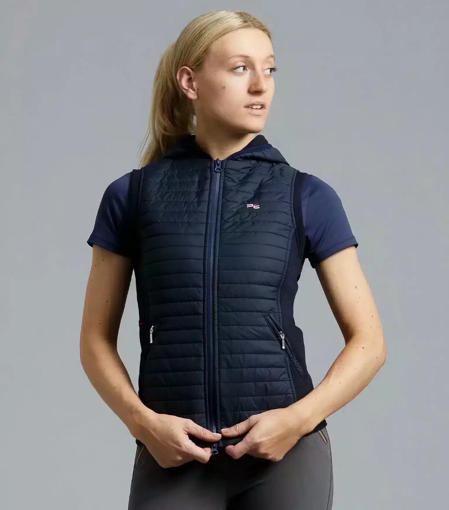 Premier Equine Lamera Ladies Hybrid Technical Riding Gilet by Premier Equine at Try a Bit