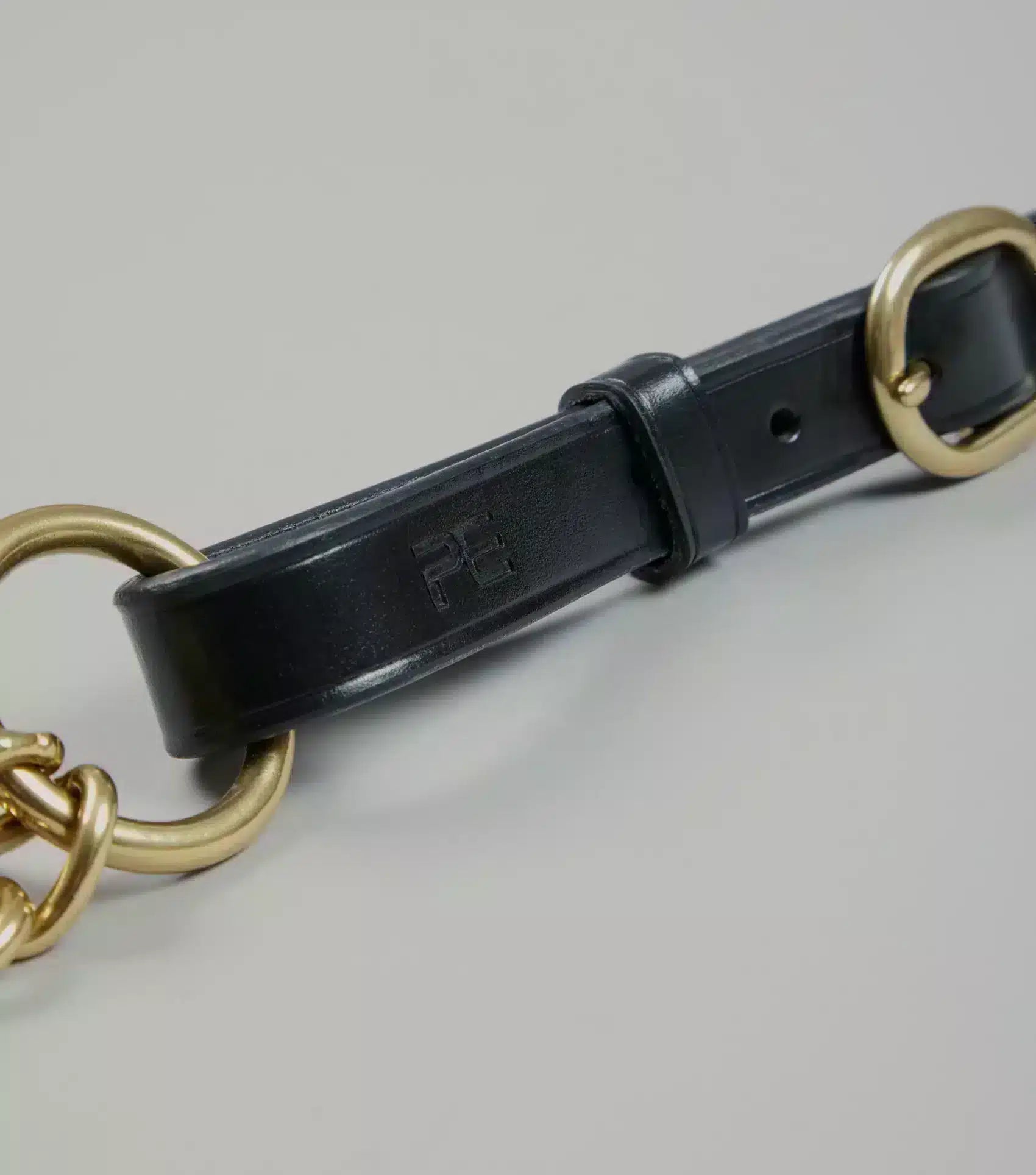 Premier Equine Leather Lead Rein with Chain Coupling by Premier Equine at Try a Bit