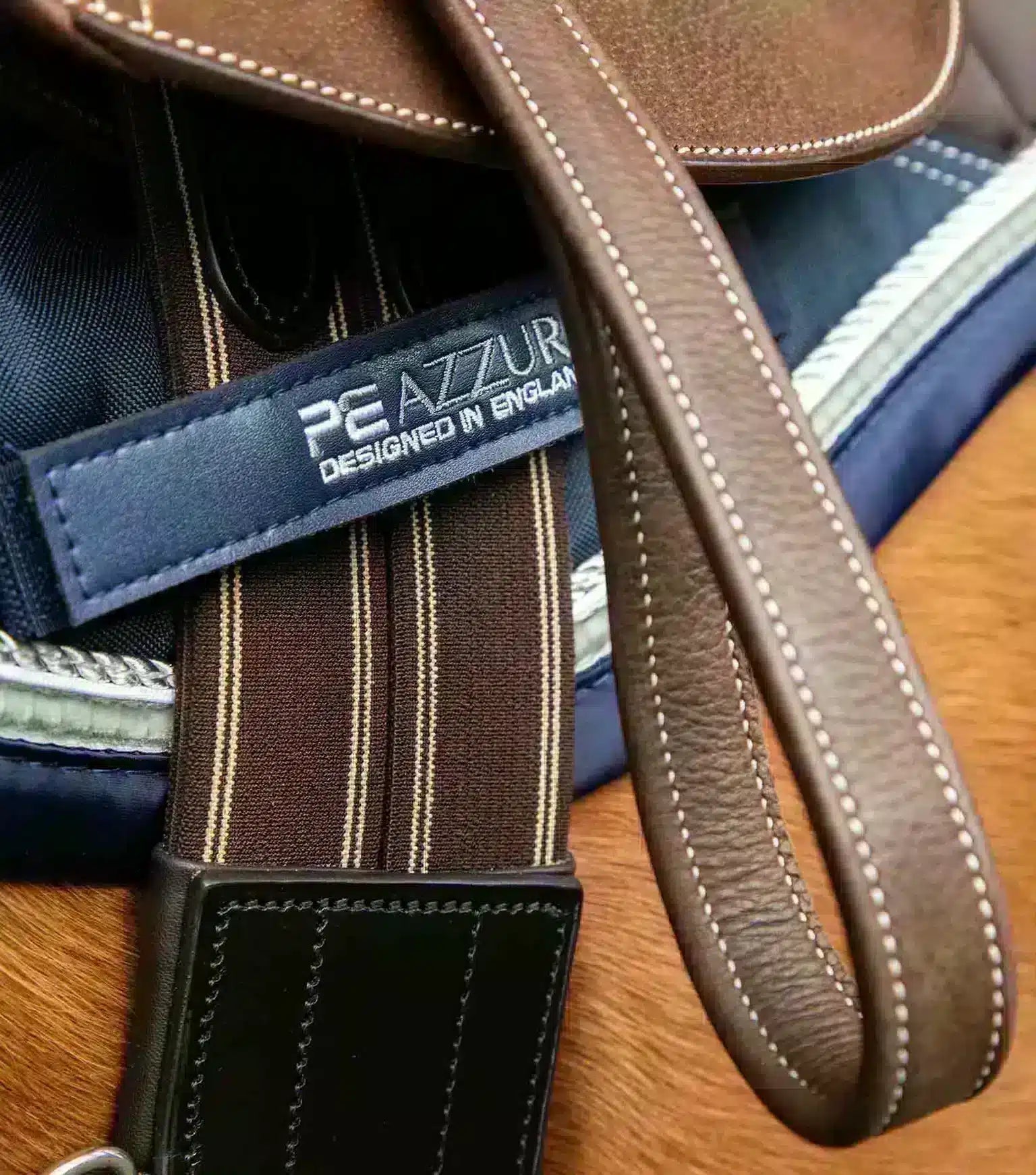 Premier Equine Lizzano Anatomic Leather Stud Girth by Premier Equine at Try a Bit