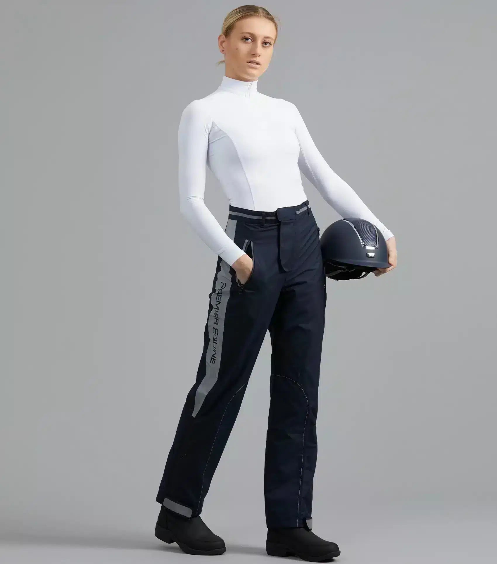 Premier Equine Lumen Reflective Unisex Riding Trousers by Premier Equine at Try a Bit