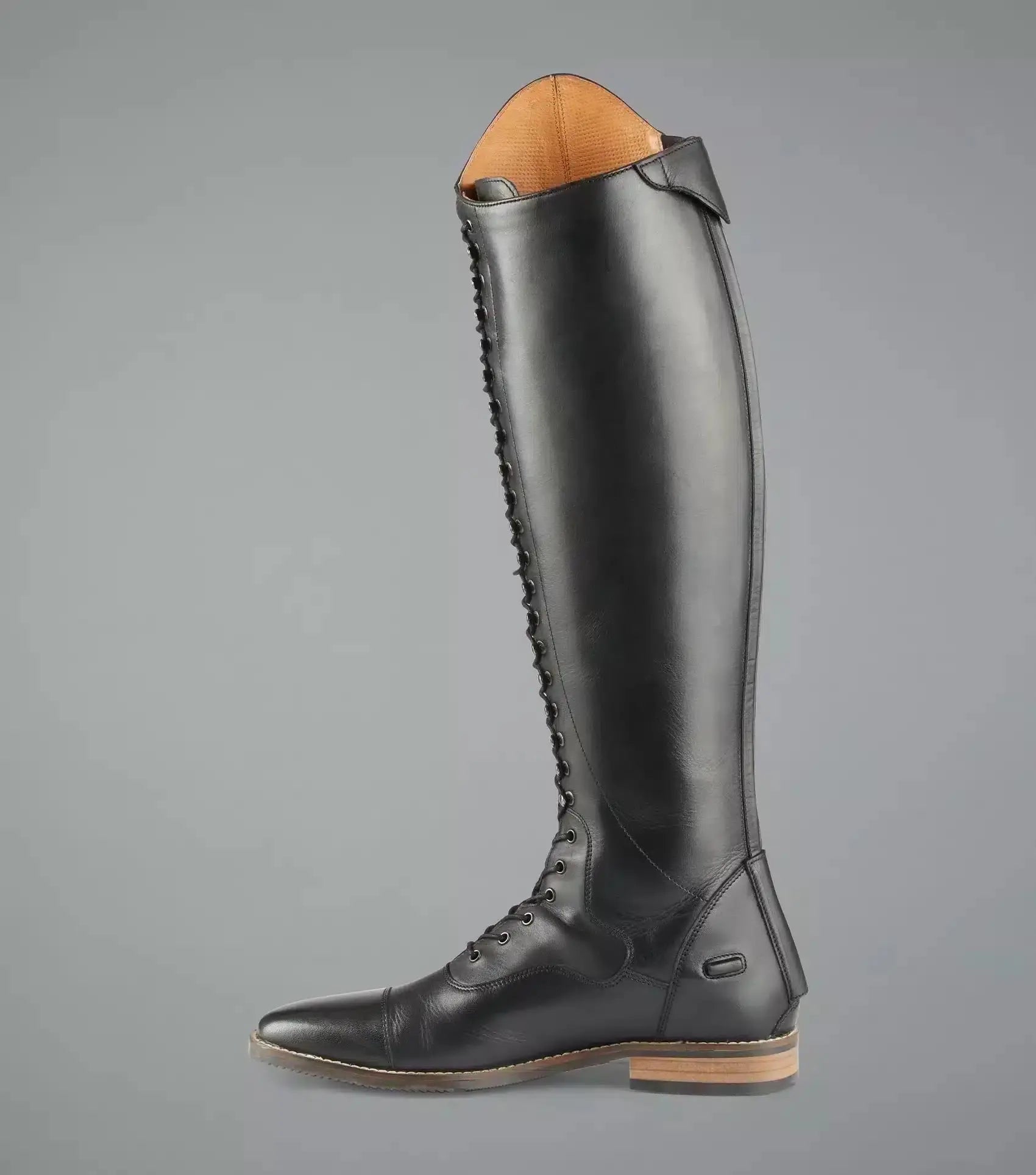 Premier Equine Maurizia Ladies Lace Front Tall Leather Riding Boot by Premier Equine at Try a Bit