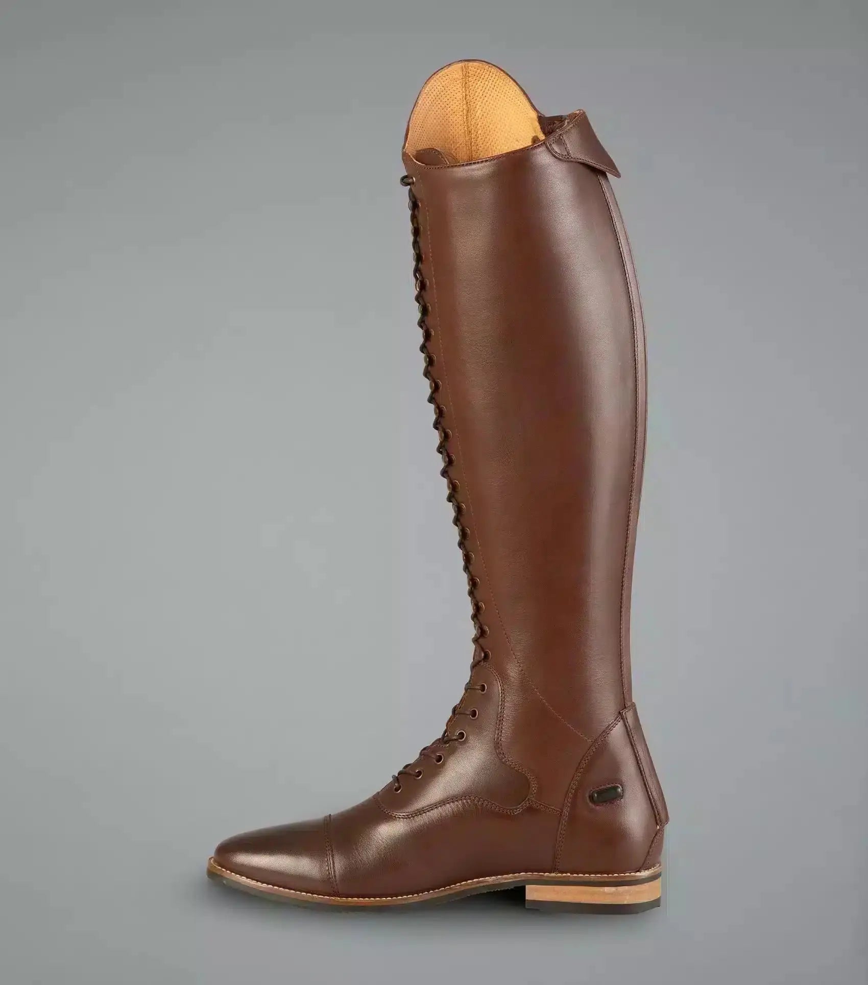 Premier Equine Maurizia Ladies Lace Front Tall Leather Riding Boot by Premier Equine at Try a Bit