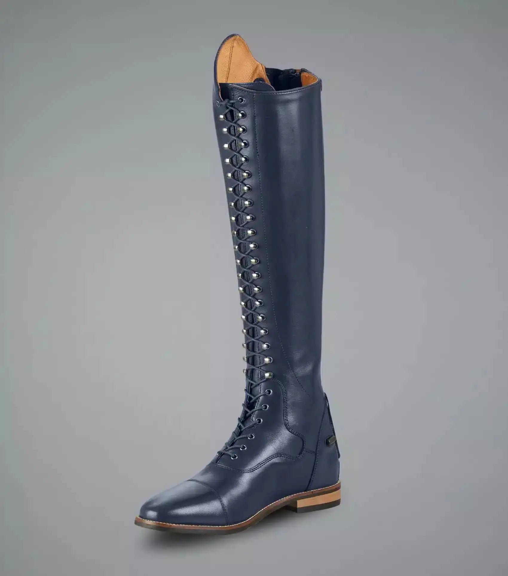 Premier Equine Maurizia Ladies Lace Front Tall Leather Riding Boot by Premier Equine at Try a Bit