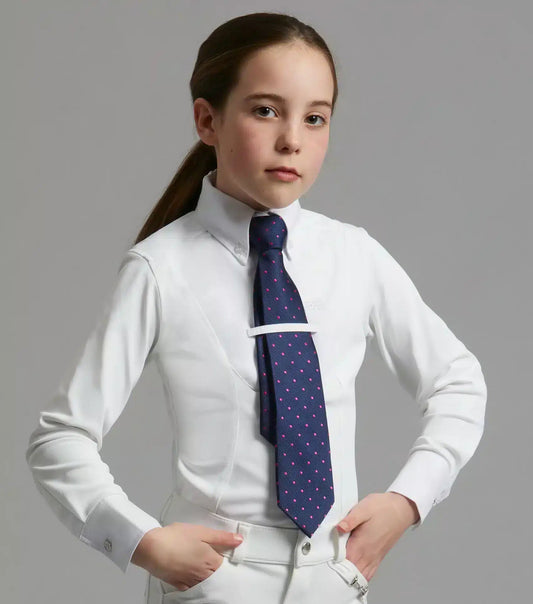 Premier Equine Tessa Girls Long Sleeve Show Shirt by Premier Equine at Try a Bit