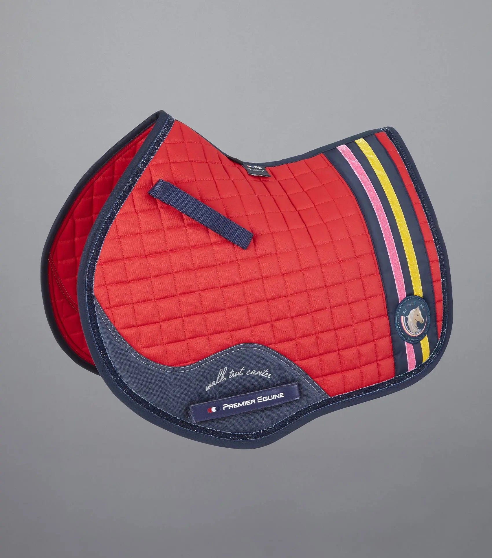 Premier Equine My Pony Jack Cotton GP/Jump Glitter Saddle Pad by Premier Equine at Try a Bit
