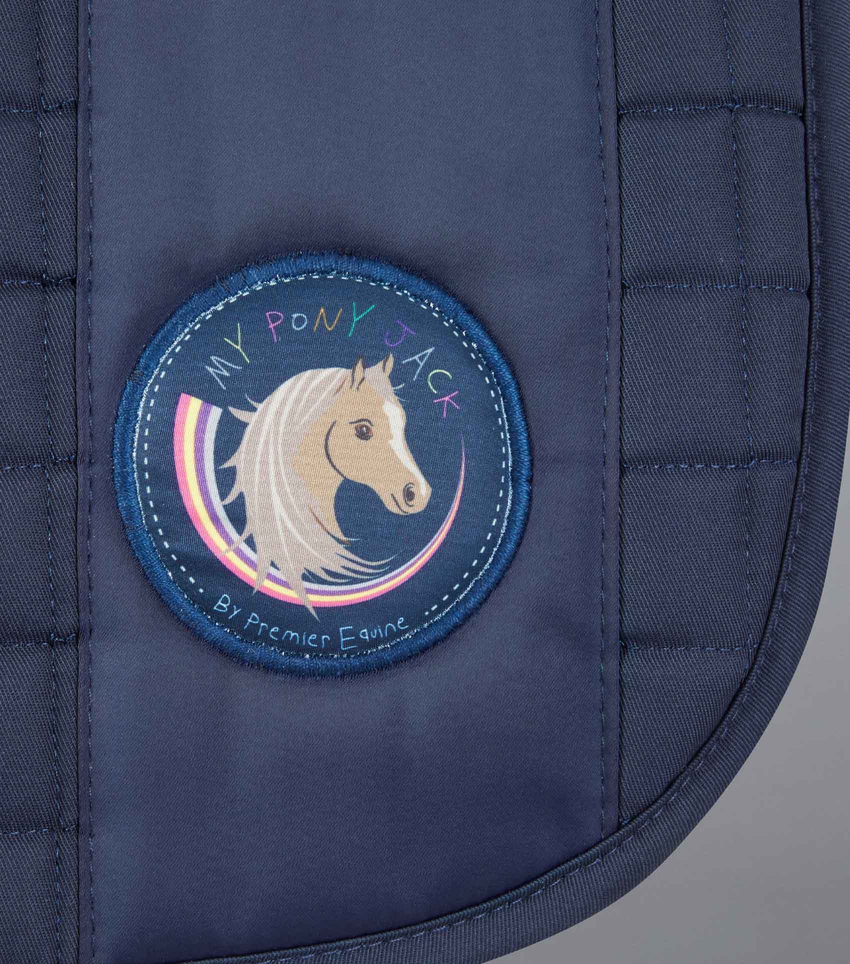 Premier Equine My Pony Jack Cotton GP/Jump Plain Saddle Pad by Premier Equine at Try a Bit