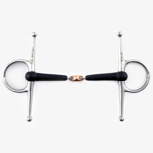 Premier Equine Rubber Full Cheek Snaffle with Lozenge by Premier Equine at Try a Bit