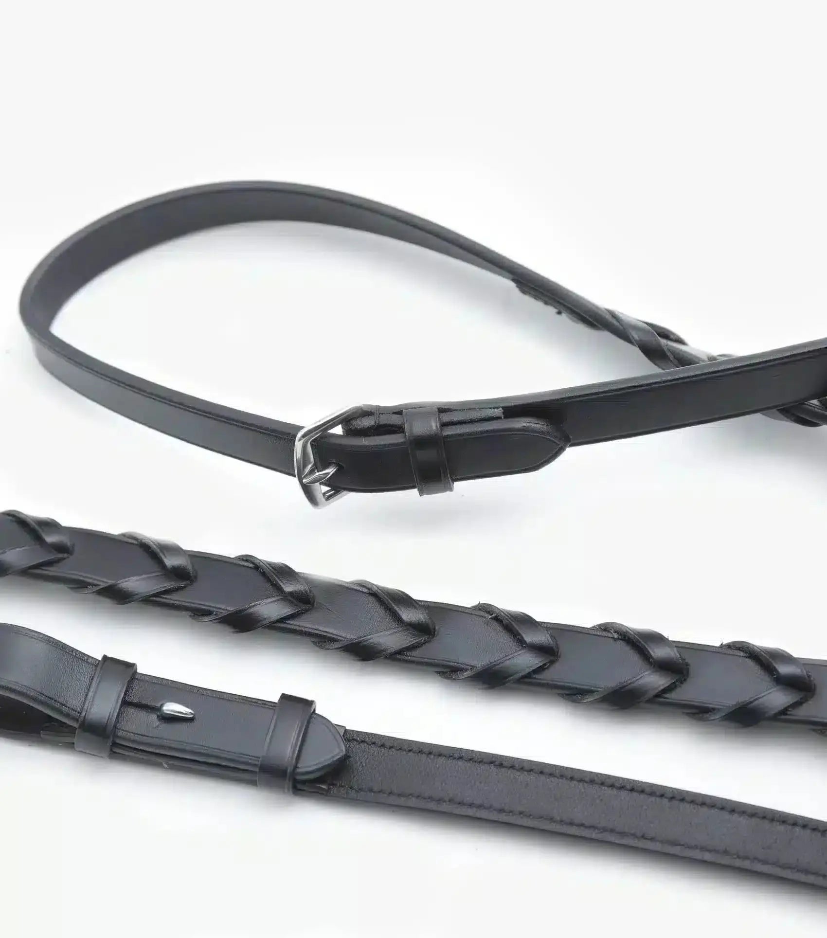 Premier Equine Pietro Laced Reins by Premier Equine at Try a Bit