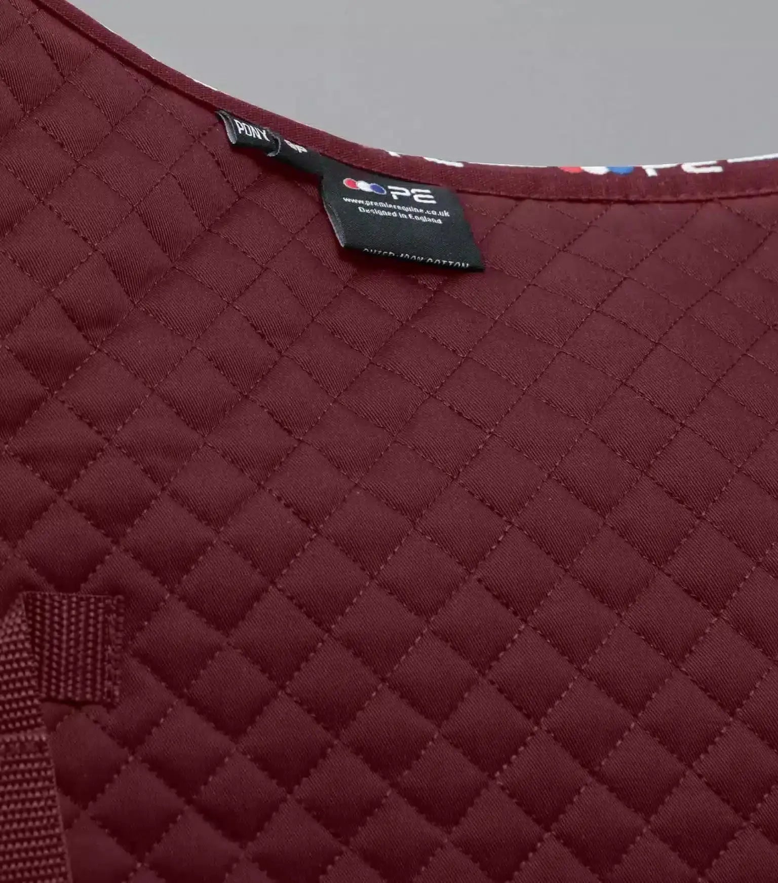 Premier Equine Pony Plain Cotton GP/Jump Square by Premier Equine at Try a Bit