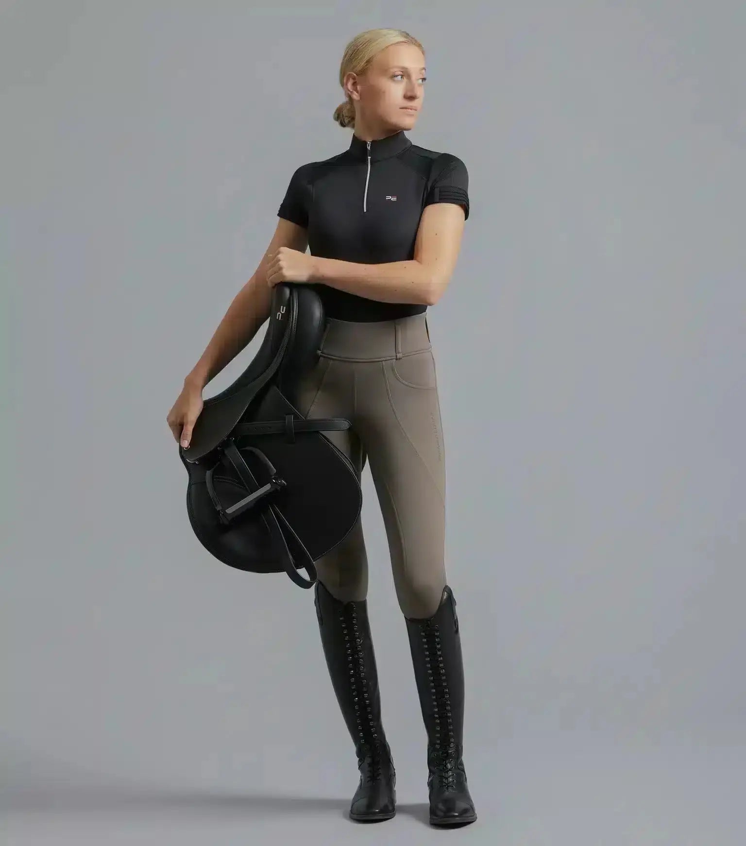 Premier Equine Remisa Ladies Technical Short Sleeve Riding Top by Premier Equine at Try A Bit