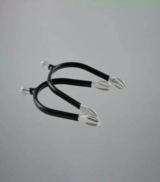Premier Equine Rubber Covered Bobble Spurs by Premier Equine at Try A Bit