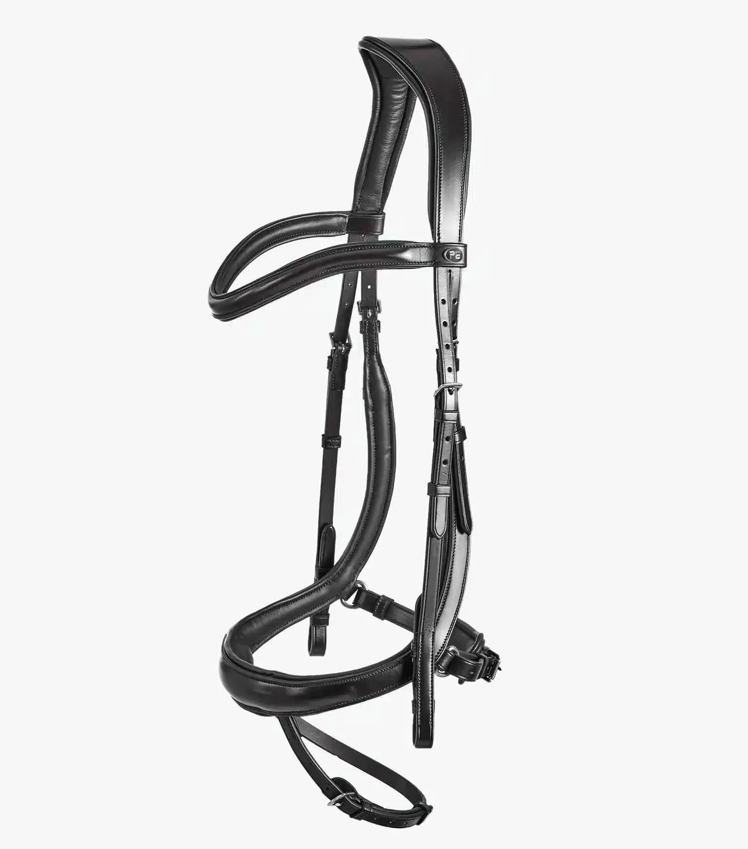 Premier Equine Savuto Anatomic Bridle with Crank Noseband & Flash by Premier Equine at Try a Bit