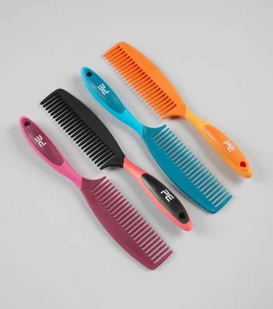 Premier Equine Soft-Touch Mane Comb with Handle by Premier Equine at Try a Bit