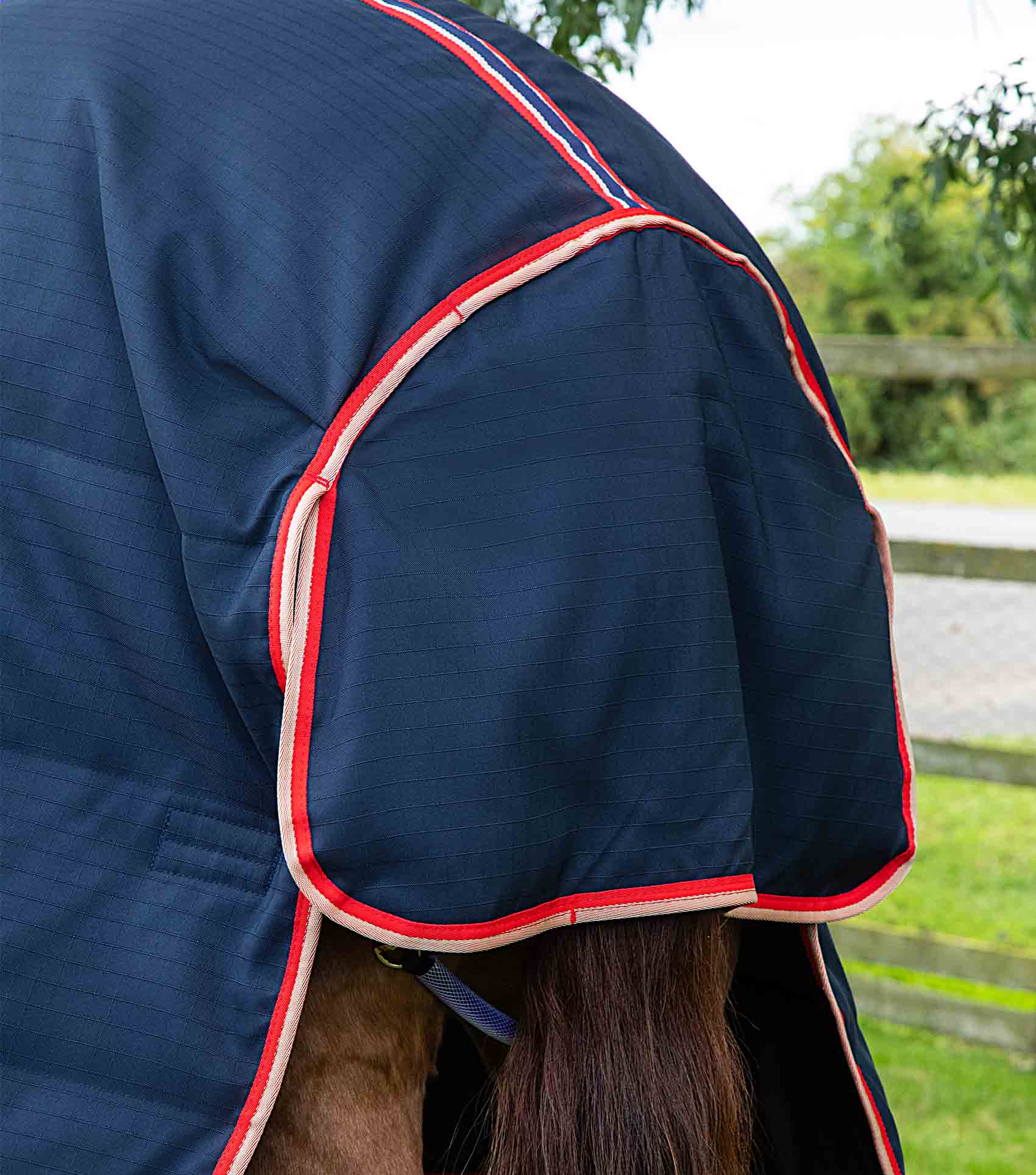 Premier Equine Stable Buster 100g Stable Rug with Neck Cover by Premier Equine at Try a Bit