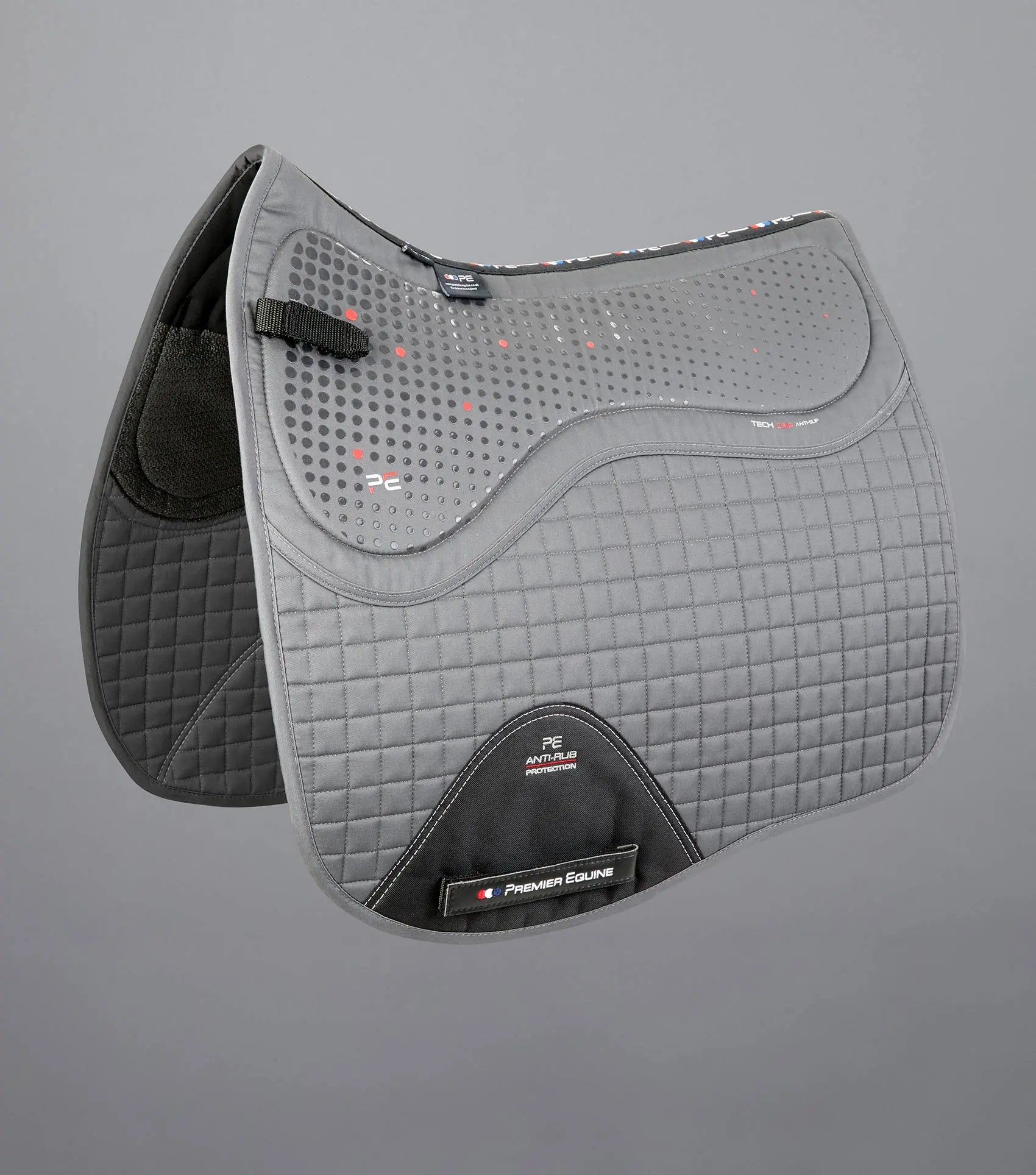 Premier Equine Close Contact Tech Grip Pro Anti-Slip Saddle Pad - Dressage Square by Premier Equine at Try a Bit