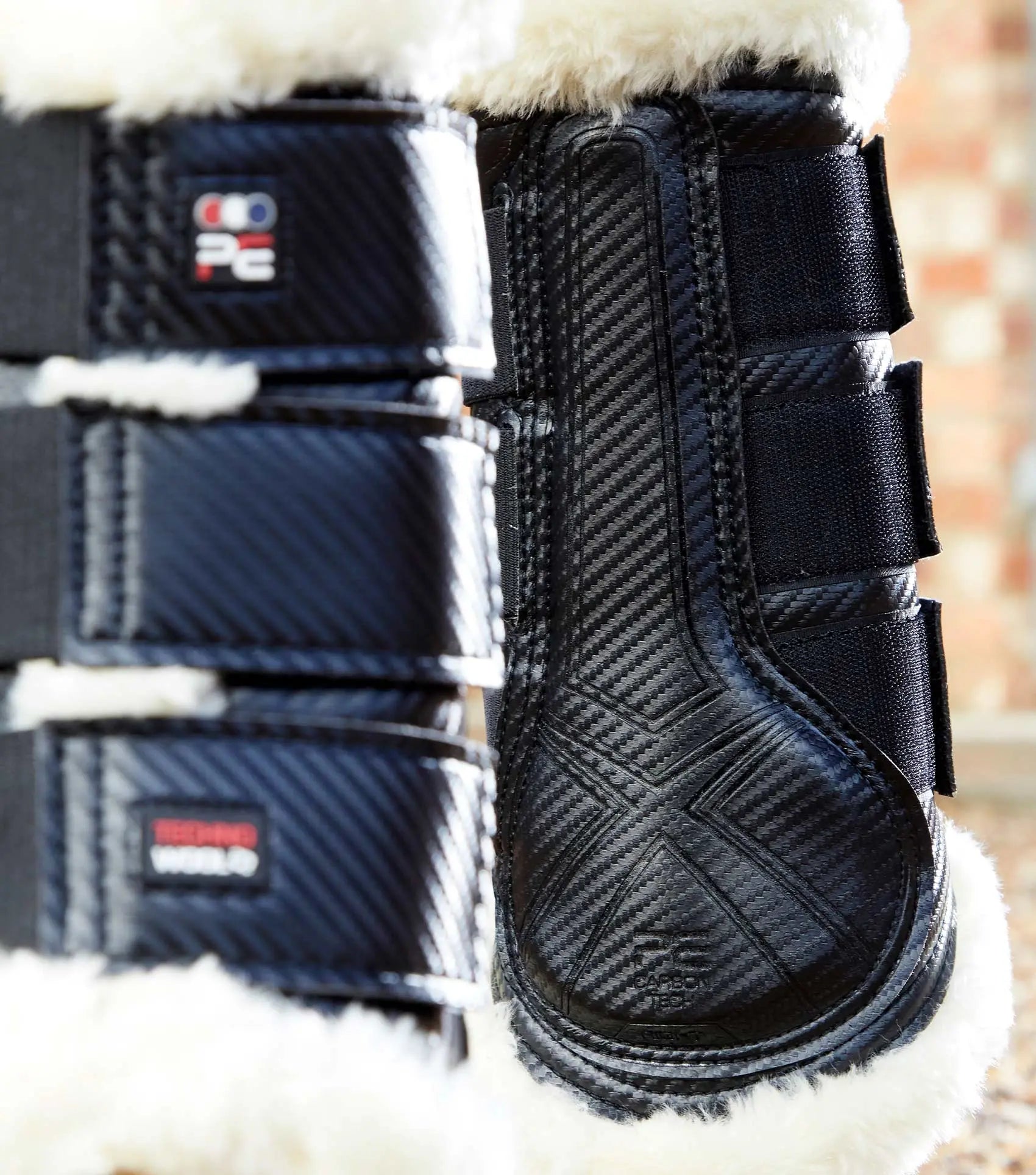 Premier Equine Techno Wool Brushing Boots by Premier Equine at Try A Bit