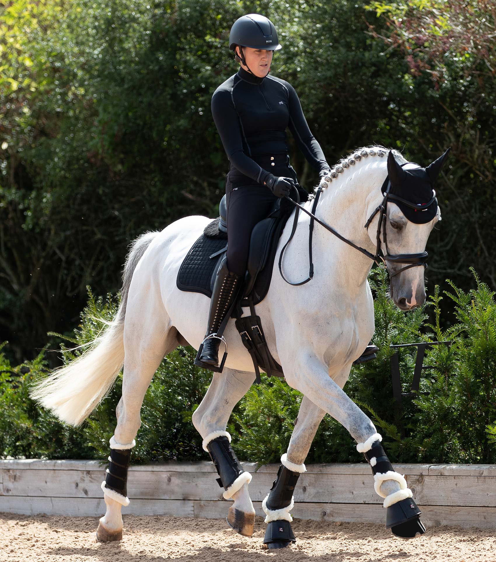 Premier Equine Carbon Tech Techno Wool Over Reach Boots by Premier Equine at Try a Bit