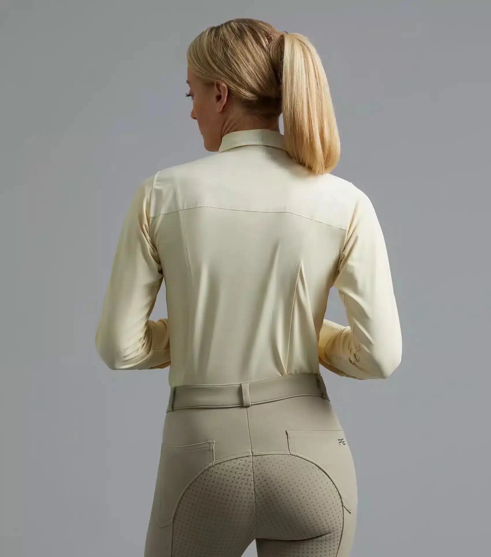 Premier Equine Tessa Ladies Long Sleeve Tie Shirt by Premier Equine at Try A Bit