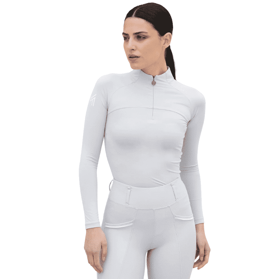 Maximilian Equestrian Women Sunblocker Shirt – Performance UV Protection Riding Top by Maximilian Equestrian at Try a Bit