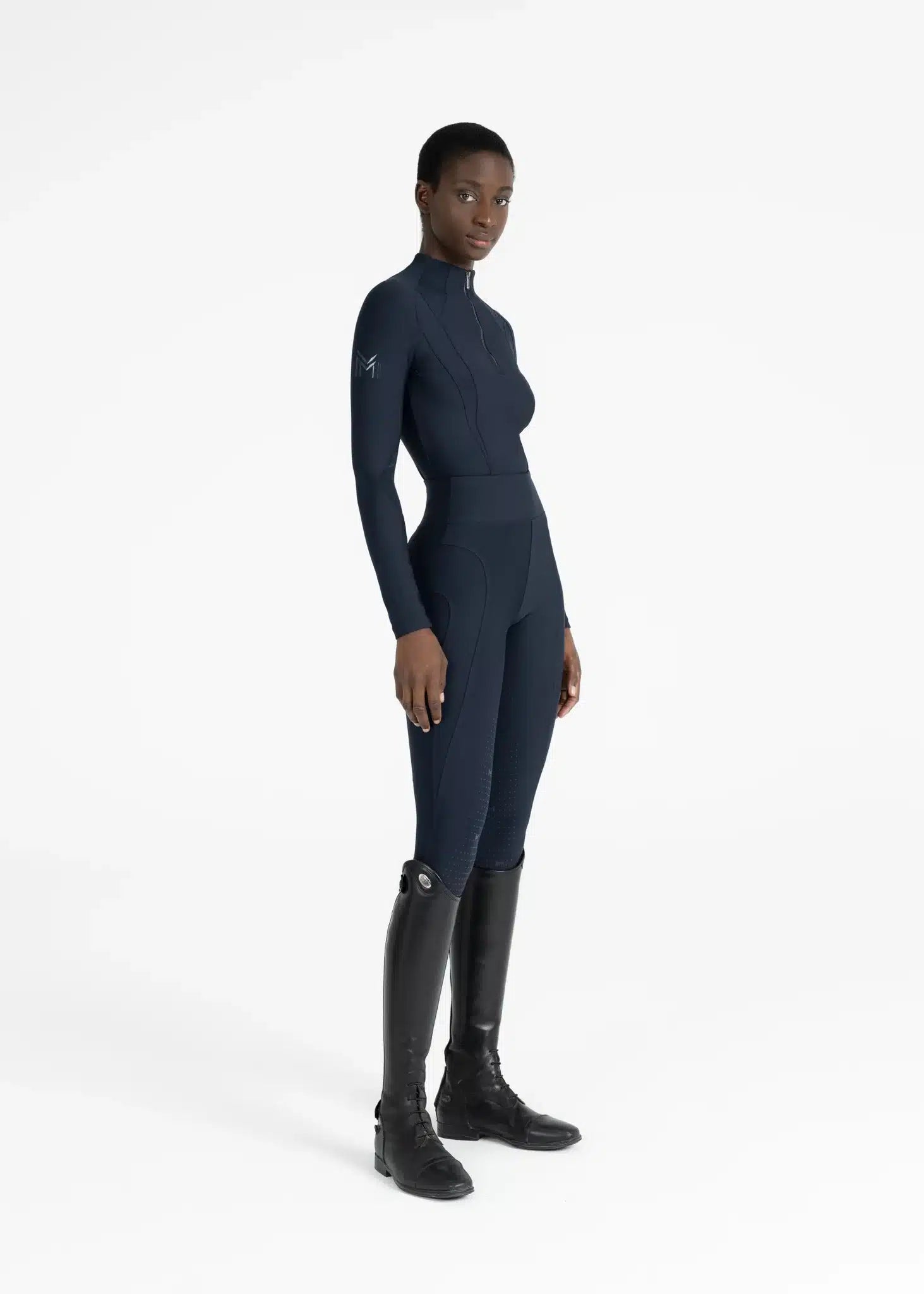 Maximilian Equestrian Frame Long Sleeve Base Layer Performance Riding Top by Maximilian Equestrian at Try a Bit