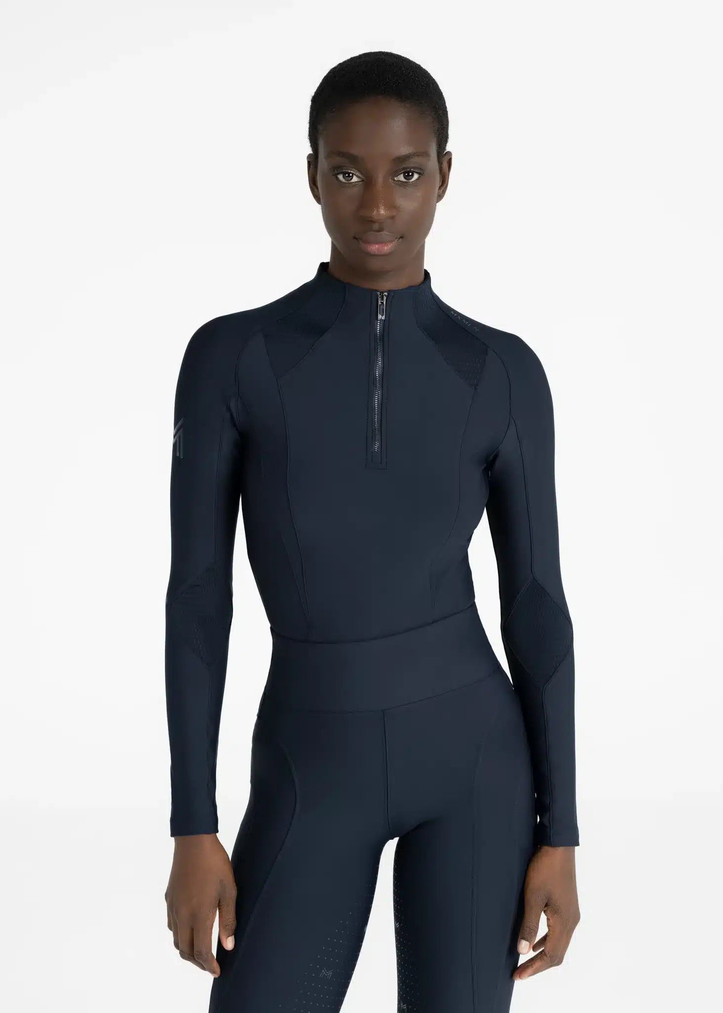 Maximilian Equestrian Frame Long Sleeve Base Layer Performance Riding Top by Maximilian Equestrian at Try a Bit