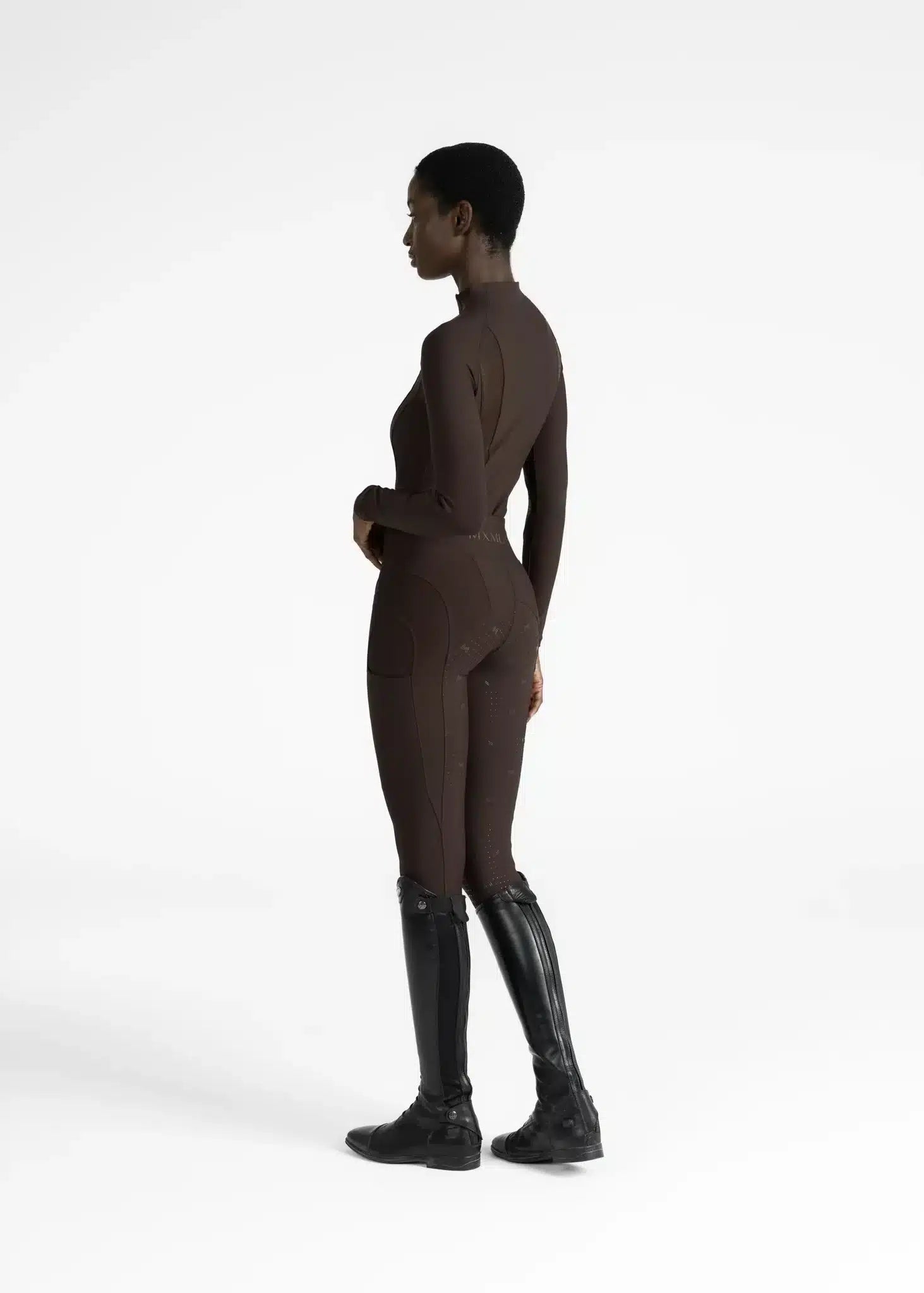 Maximilian Equestrian Frame Long Sleeve Base Layer Performance Riding Top by Maximilian Equestrian at Try a Bit
