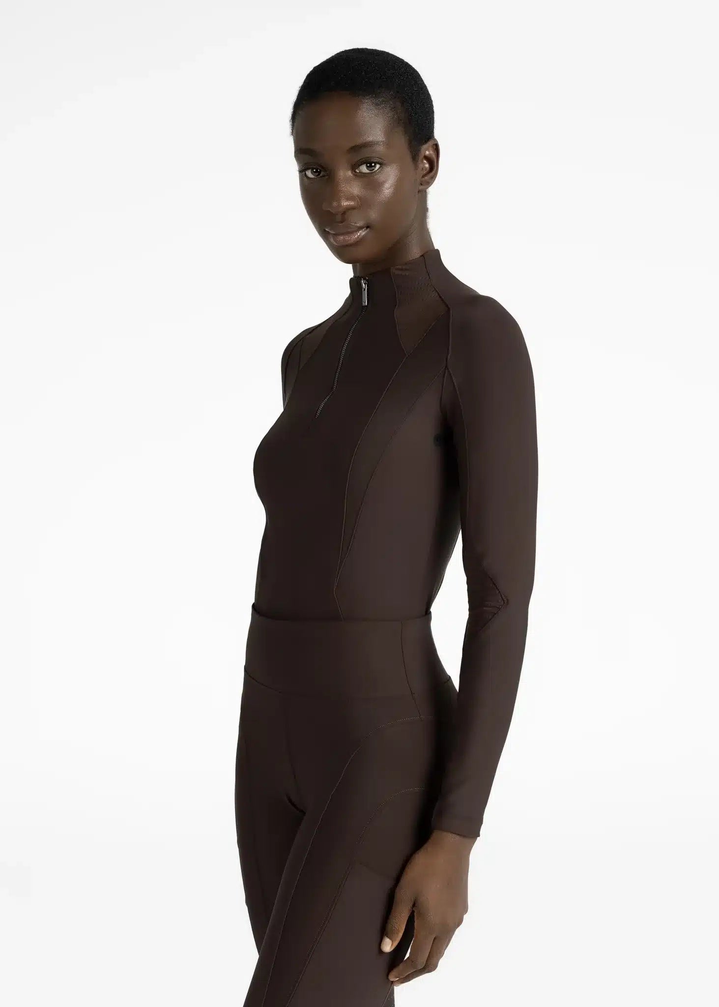 Maximilian Equestrian Frame Long Sleeve Base Layer Performance Riding Top by Maximilian Equestrian at Try a Bit