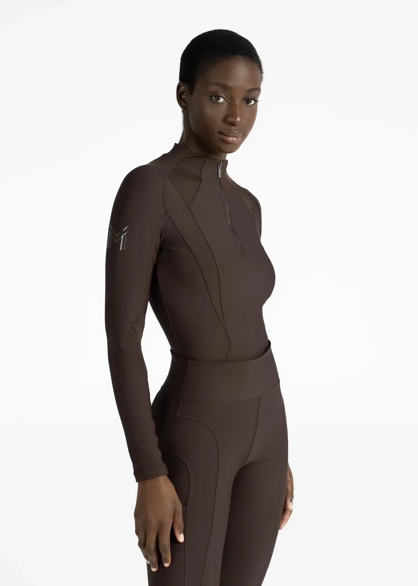 Maximilian Equestrian Frame Long Sleeve Base Layer Performance Riding Top by Maximilian Equestrian at Try a Bit