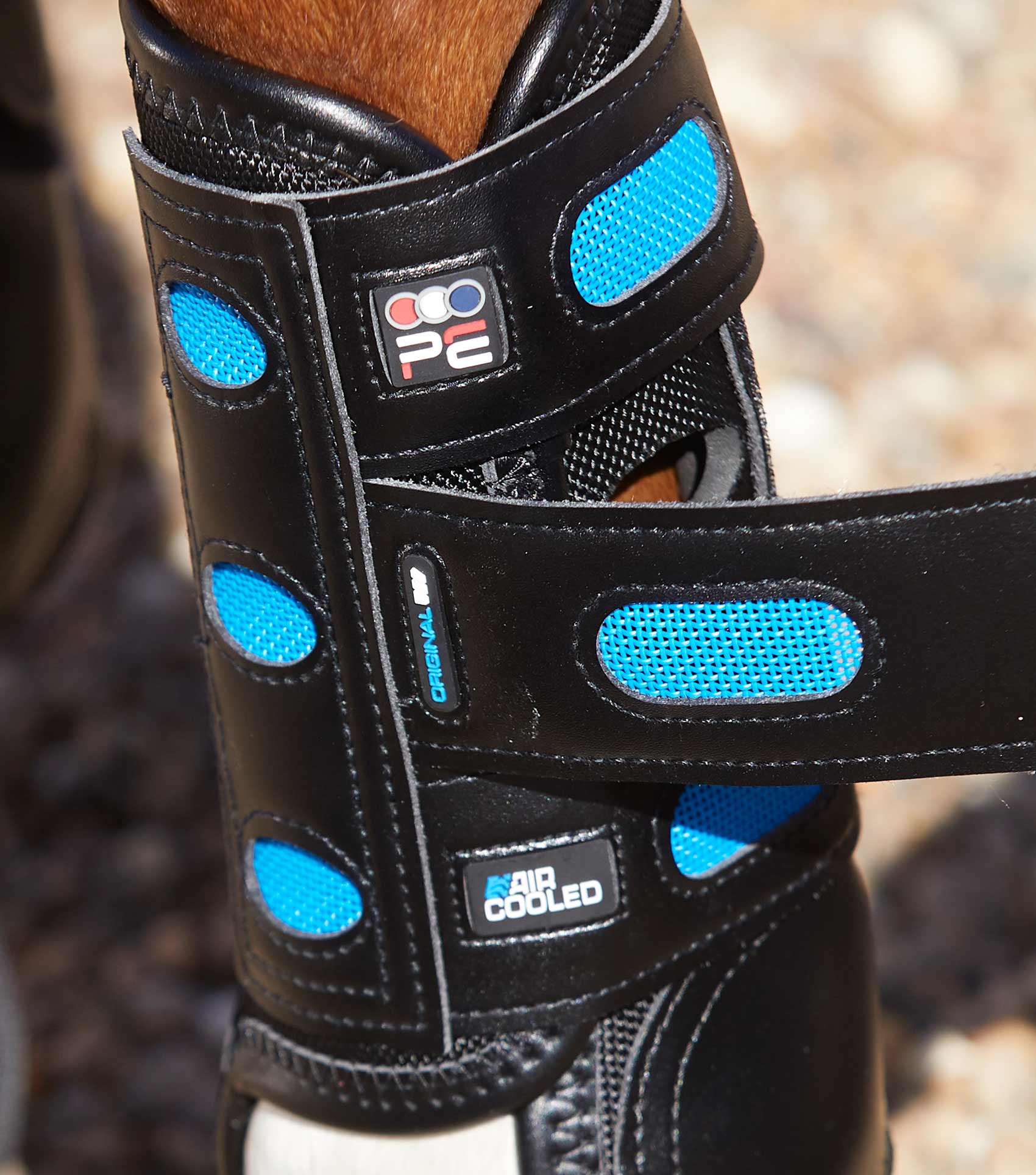 Premier Equine Air Cooled Original Eventing Boots - Front by Premier Equine at Try a Bit