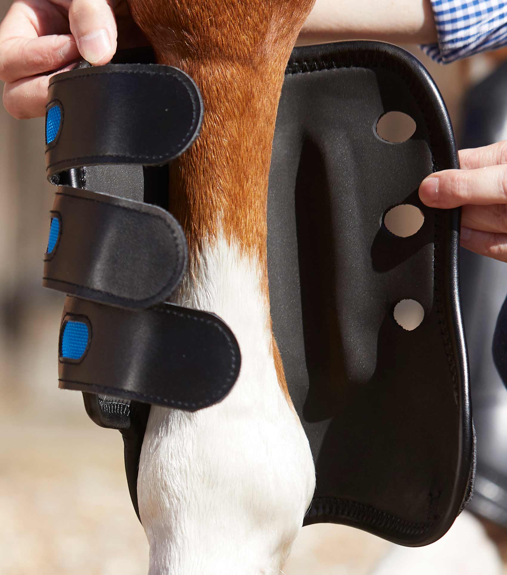 Premier Equine Air Cooled Original Eventing Boots - Front by Premier Equine at Try a Bit